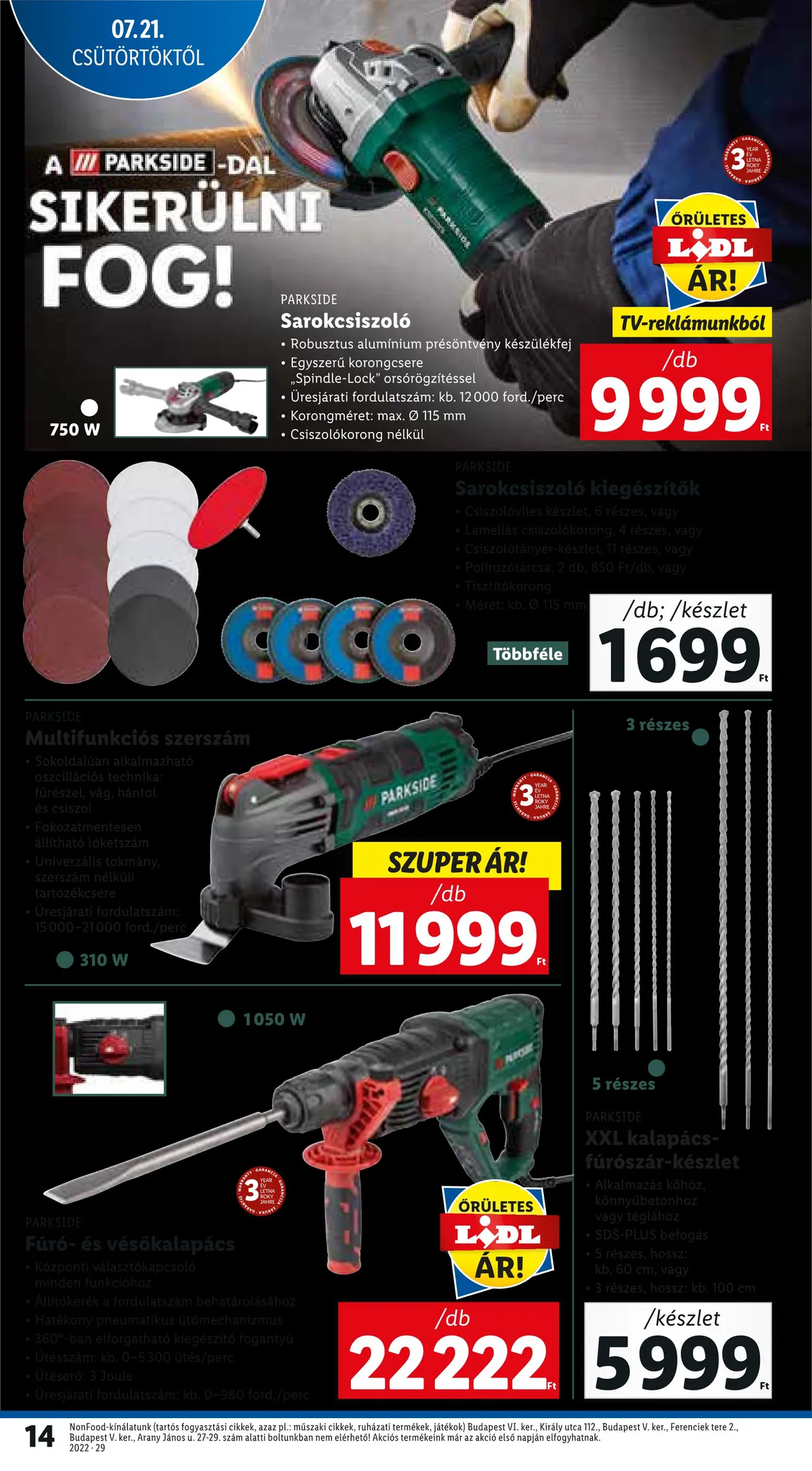 Lidl akciós újság 07.21–07.27 – 14. oldal