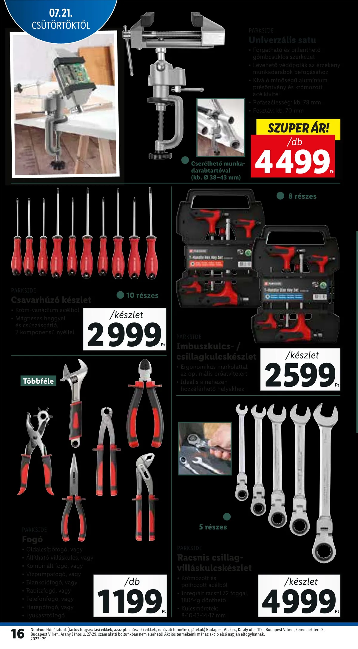 Lidl akciós újság 07.21–07.27 – 16. oldal