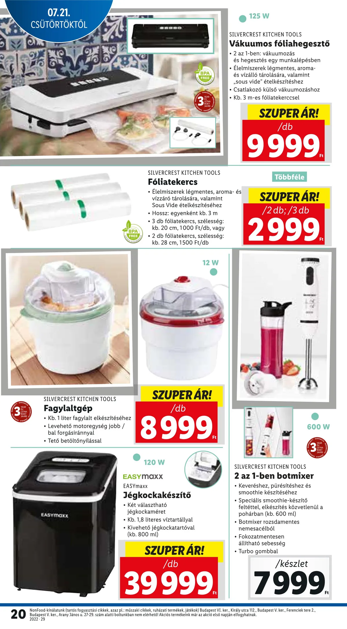 Lidl akciós újság 07.21–07.27 – 20. oldal