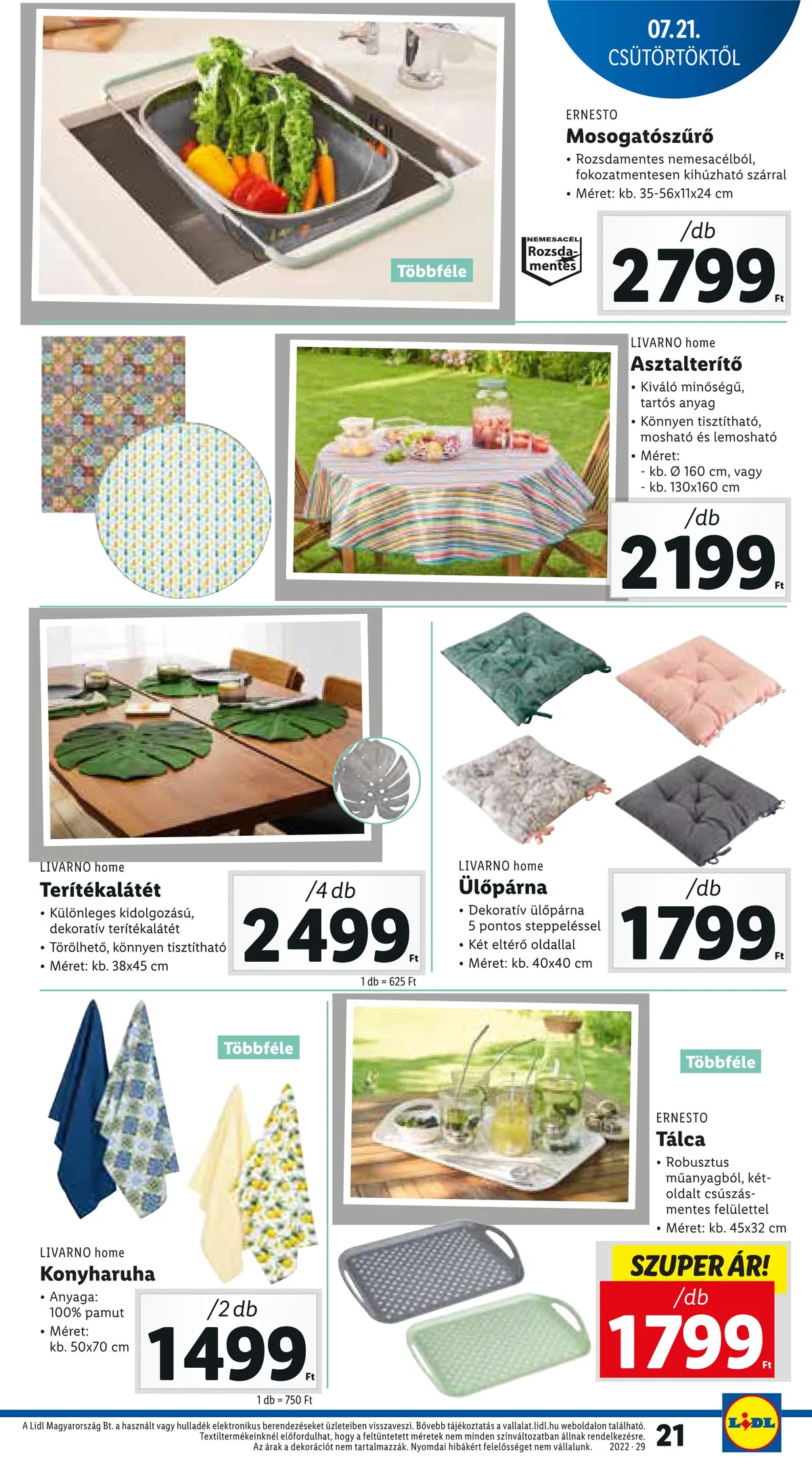 Lidl akciós újság 07.21–07.27 – 21. oldal