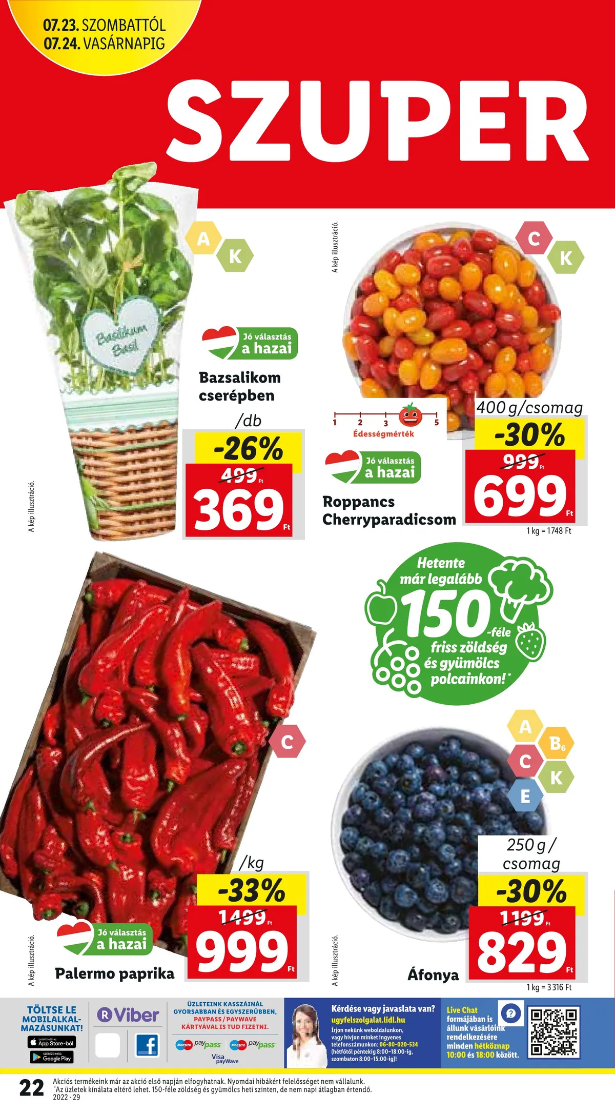 Lidl akciós újság 07.21–07.27 – 22. oldal