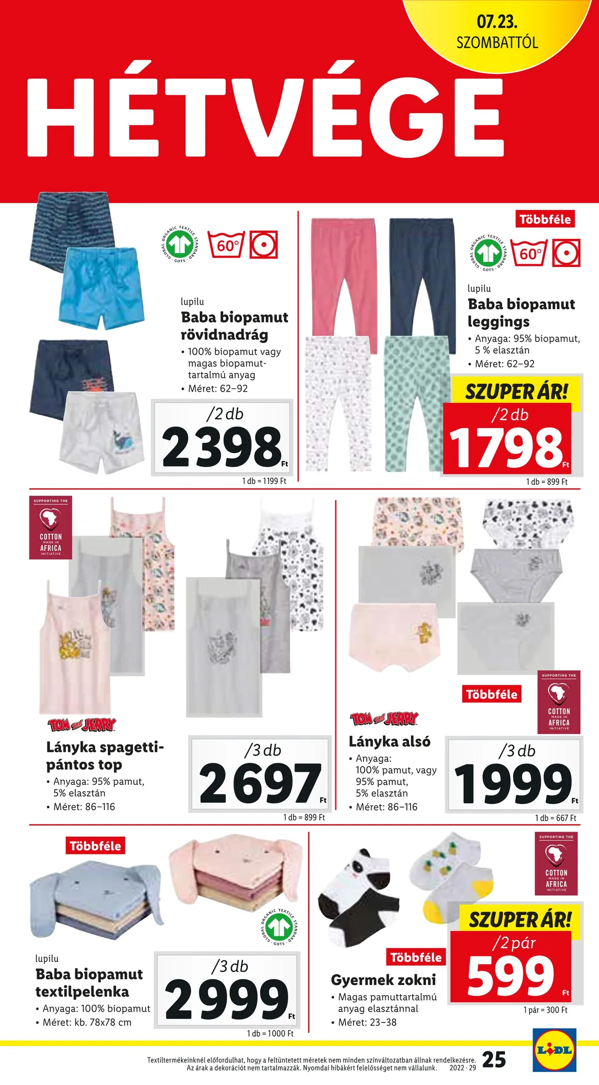 Lidl akciós újság 07.21–07.27 – 25. oldal