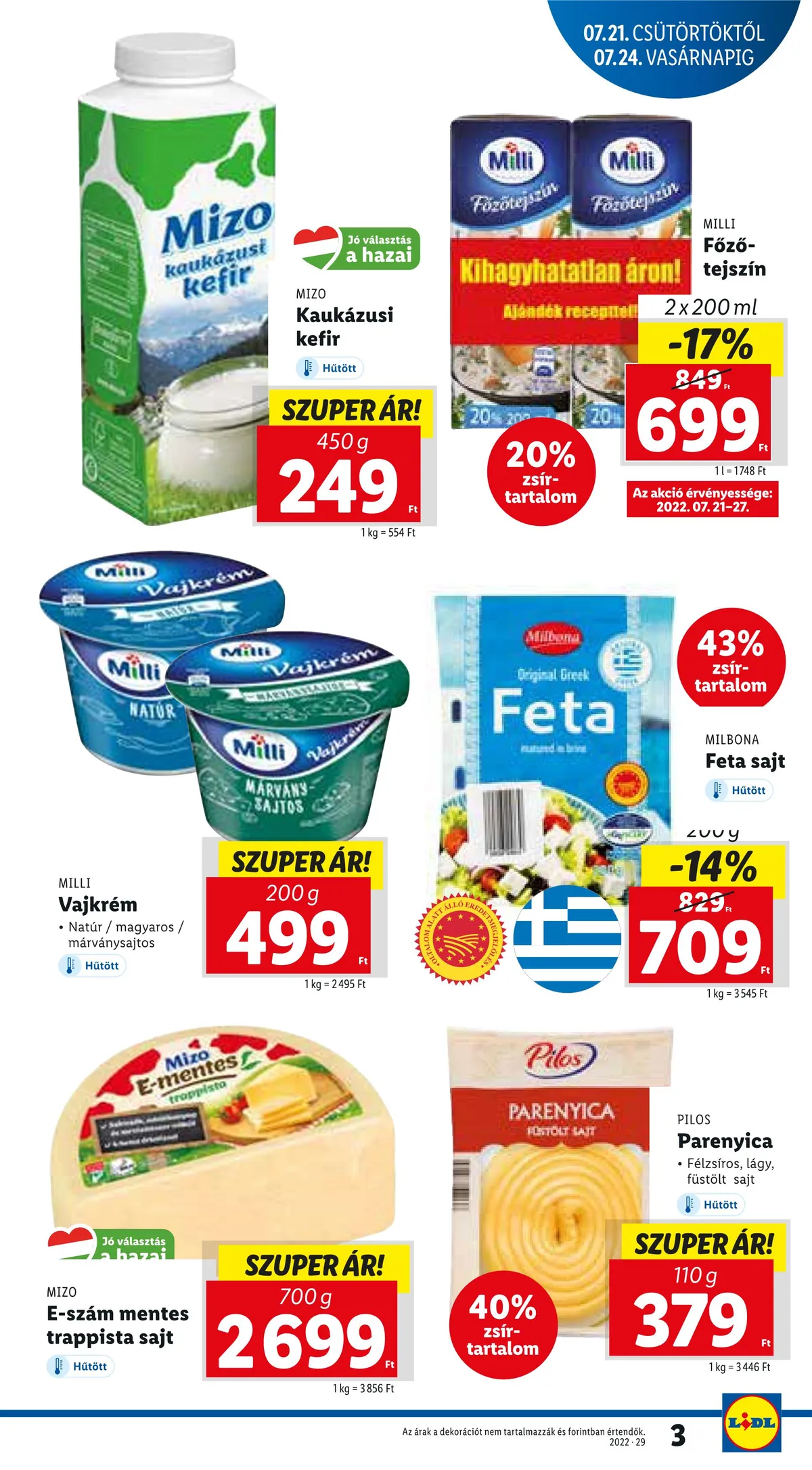 Lidl akciós újság 07.21–07.27 – 3. oldal