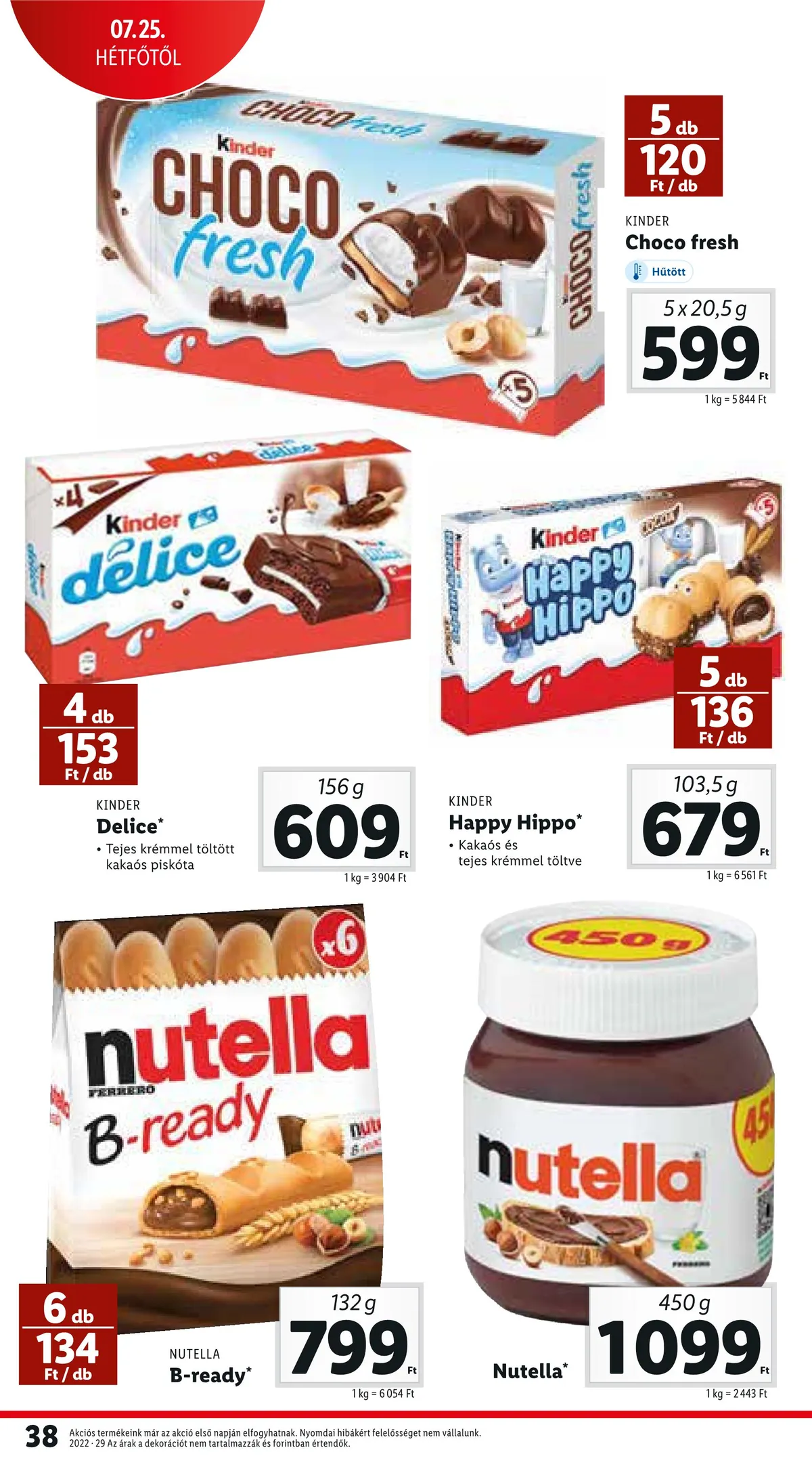 Lidl akciós újság 07.21–07.27 – 38. oldal