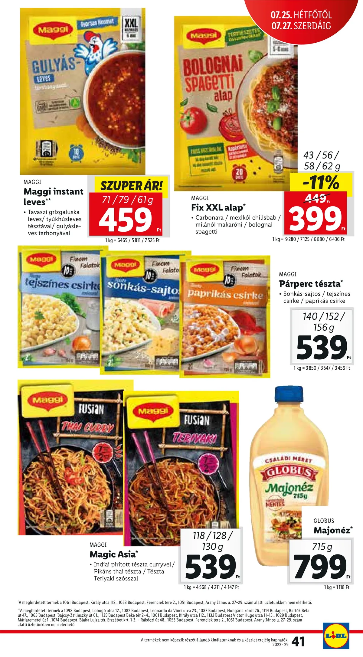 Lidl akciós újság 07.21–07.27 – 41. oldal