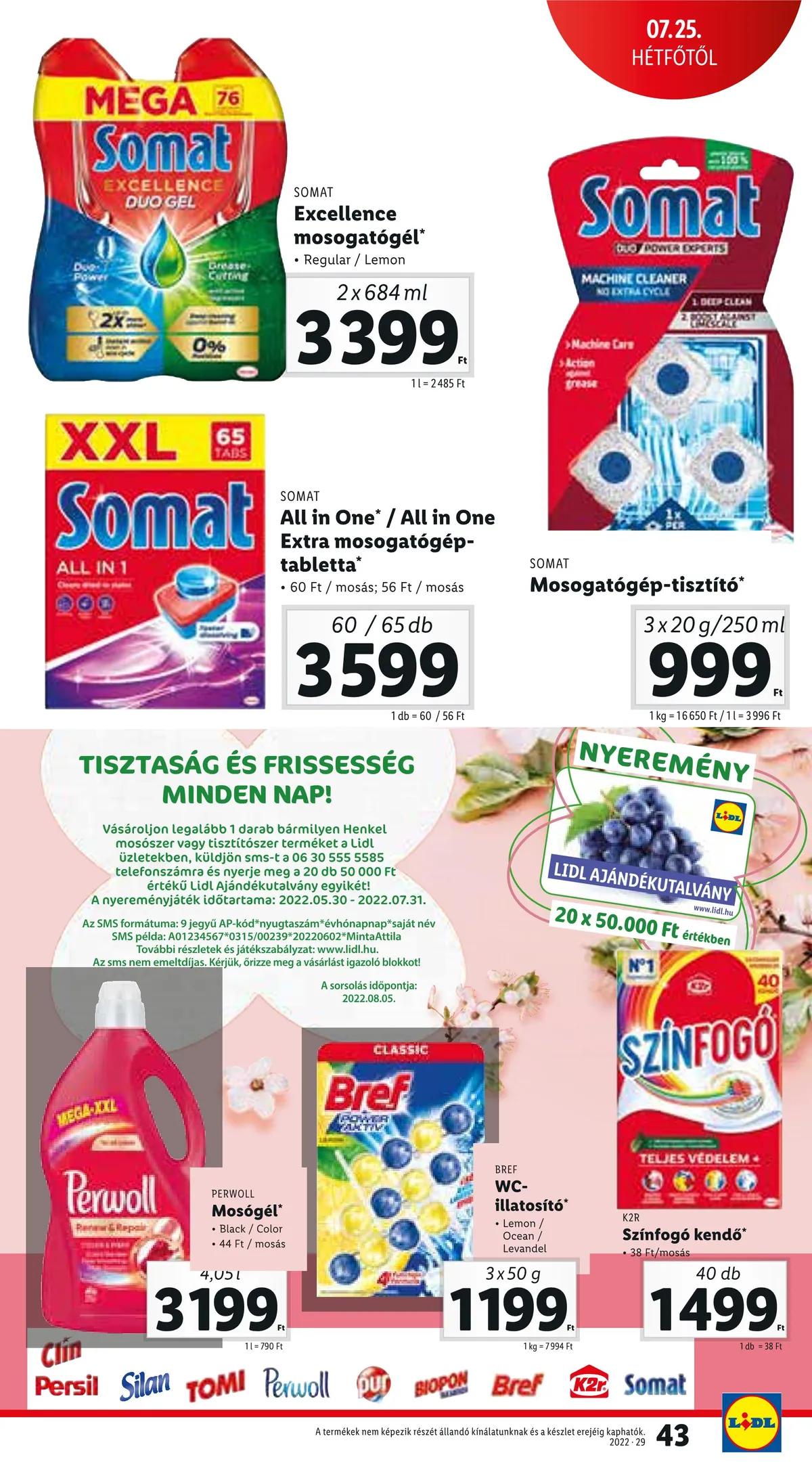 Lidl akciós újság 07.21–07.27 – 43. oldal