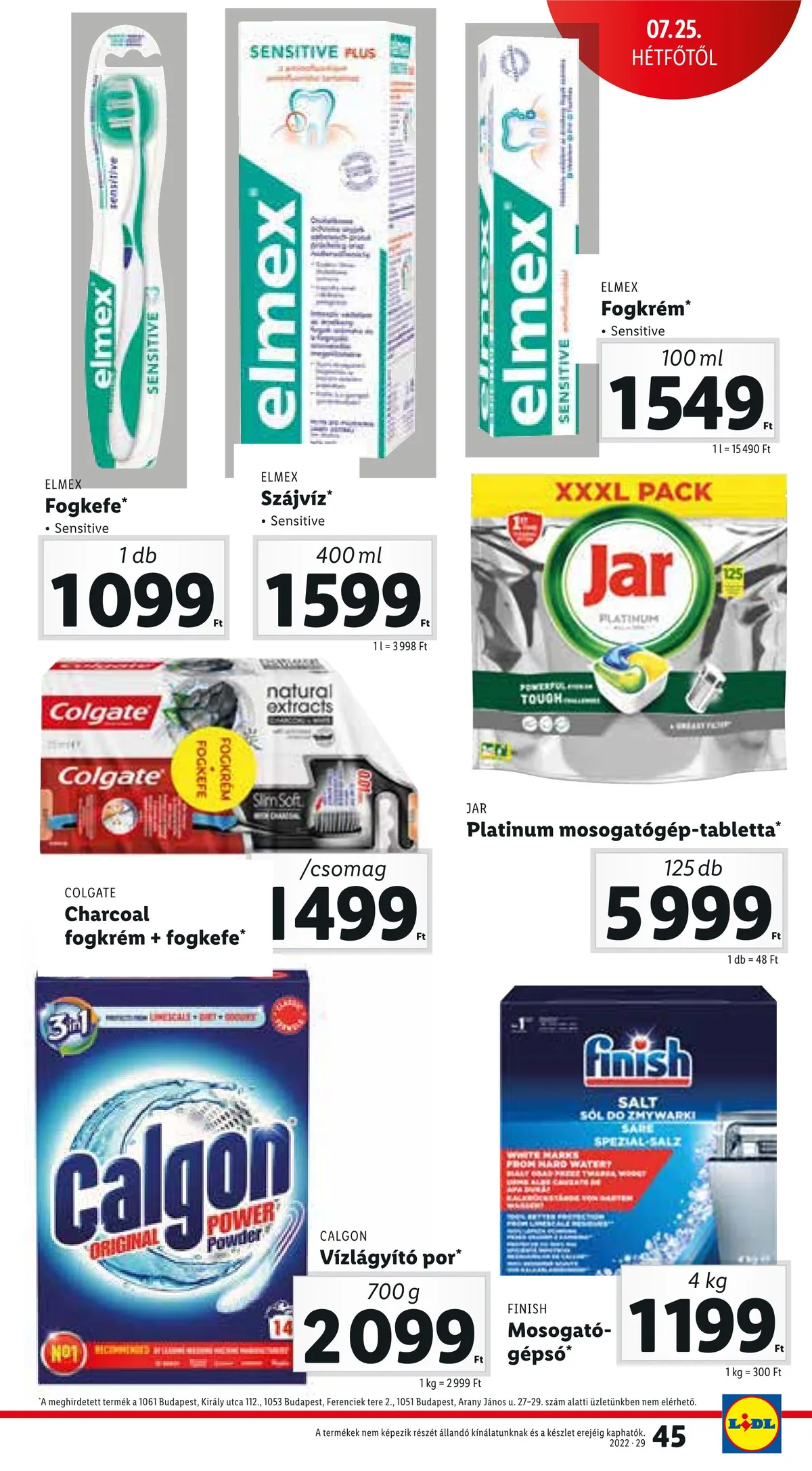 Lidl akciós újság 07.21–07.27 – 45. oldal
