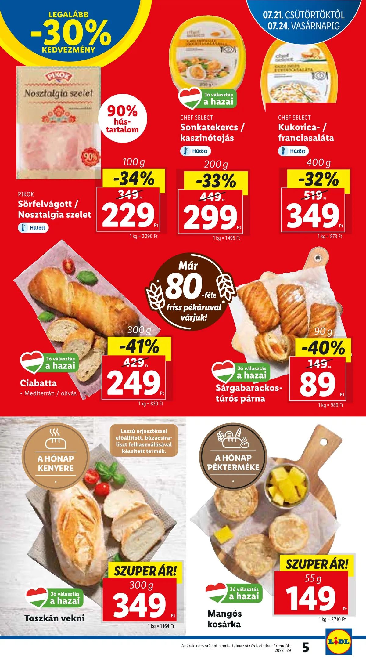 Lidl akciós újság 07.21–07.27 – 5. oldal