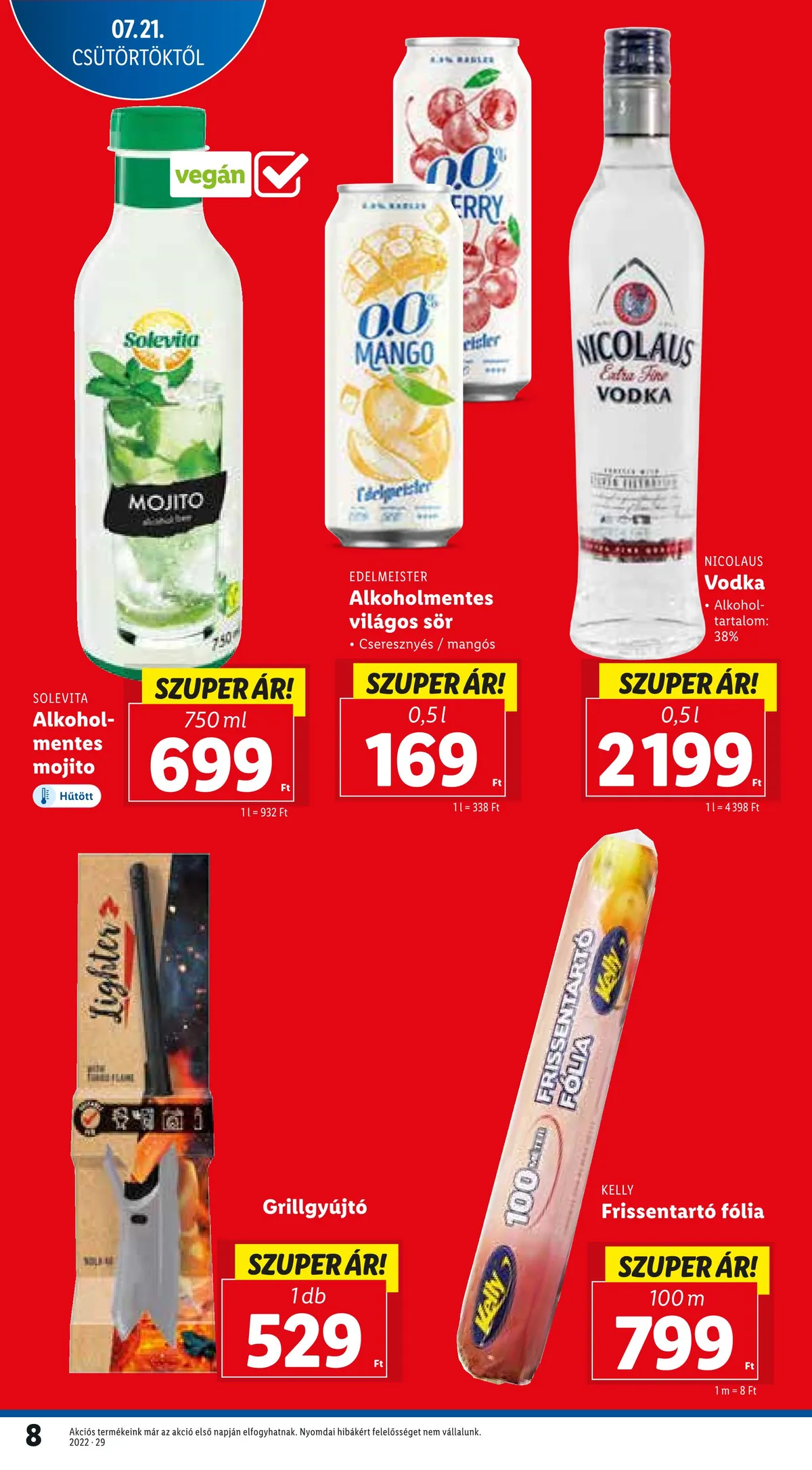 Lidl akciós újság 07.21–07.27 – 8. oldal