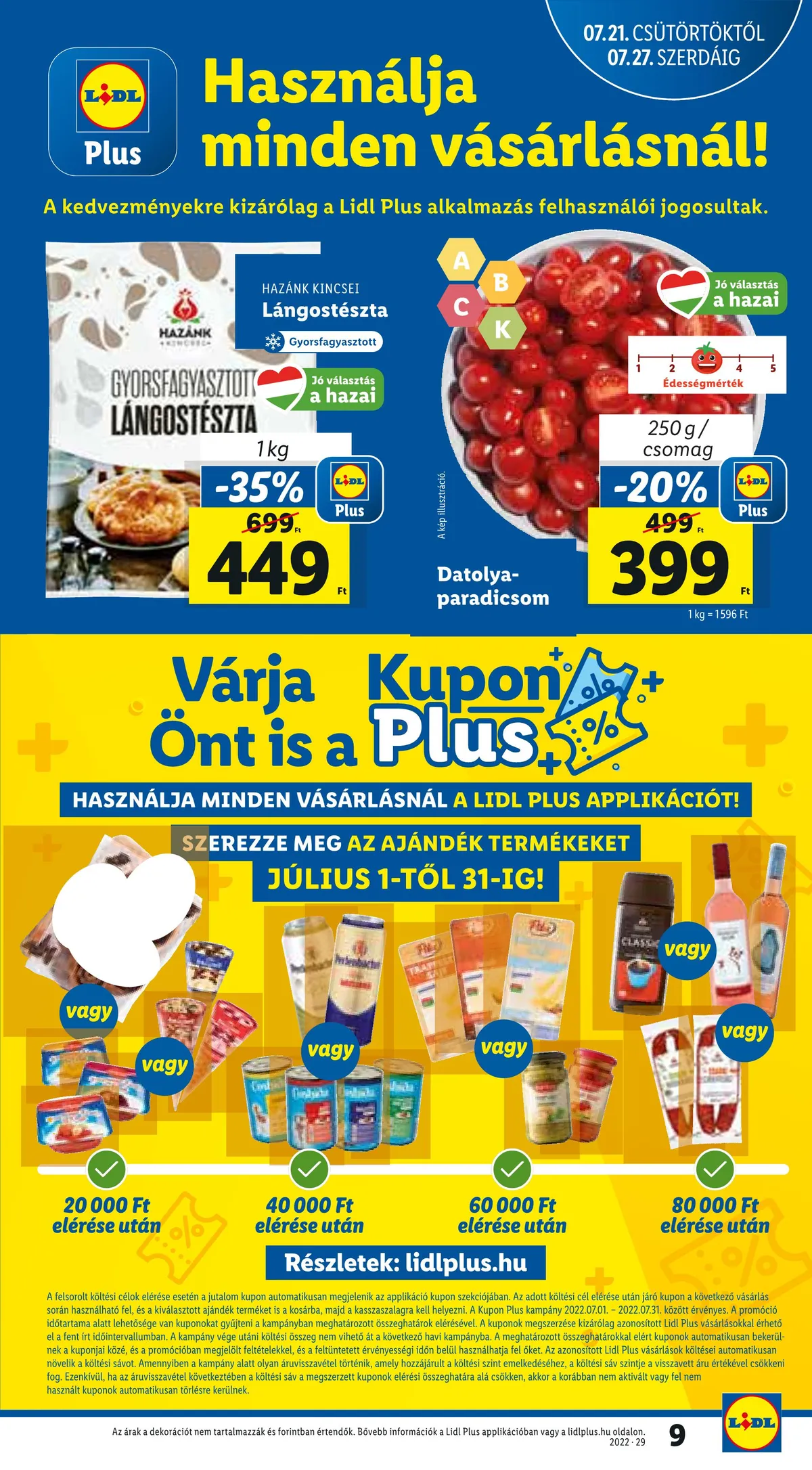 Lidl akciós újság 07.21–07.27 – 9. oldal