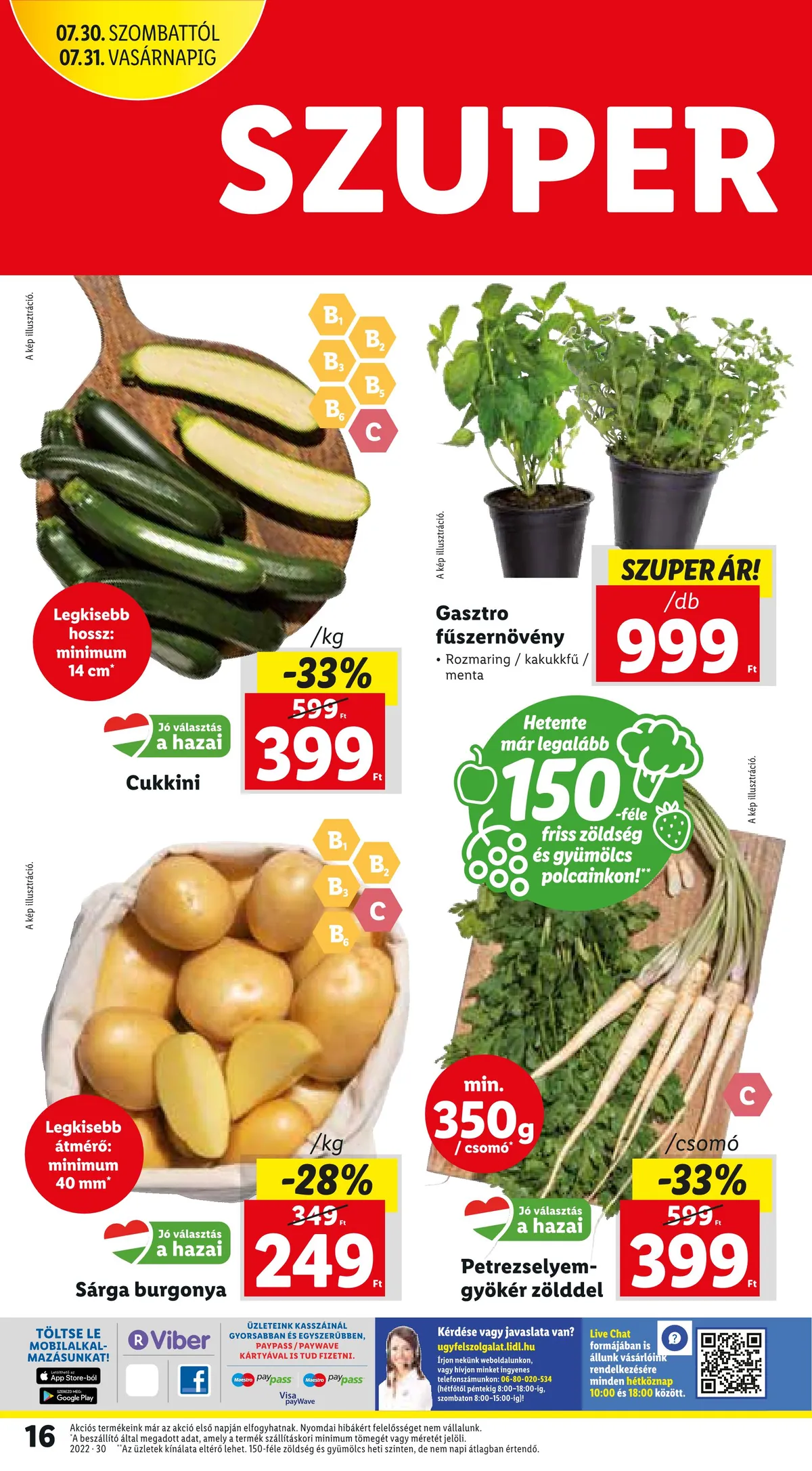 Lidl akciós újság 07.28–08.03 – 16. oldal