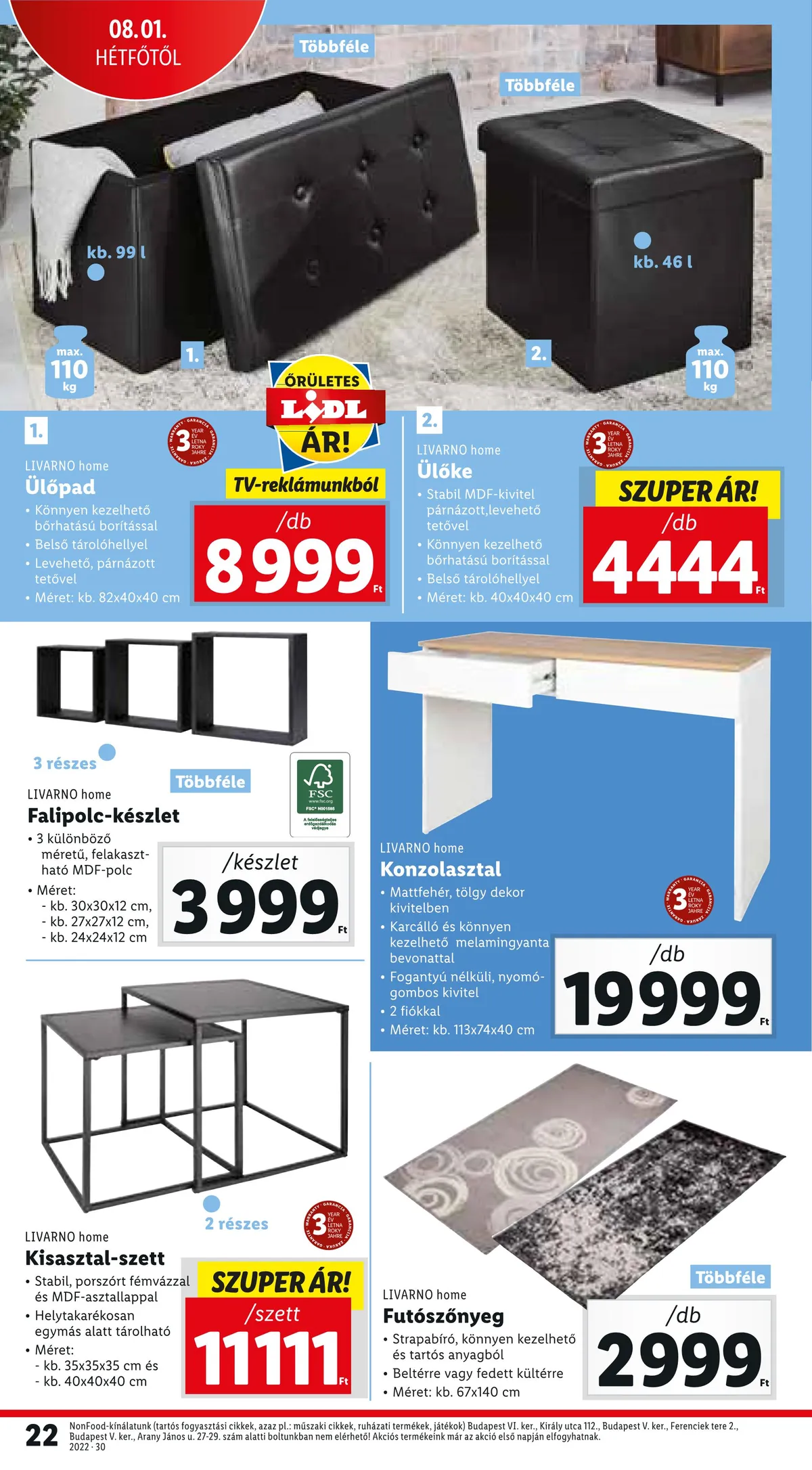 Lidl akciós újság 07.28–08.03 – 22. oldal
