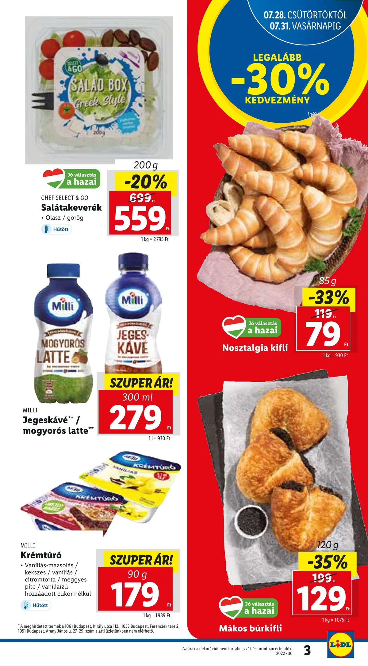 Lidl akciós újság 07.28–08.03 – 3. oldal