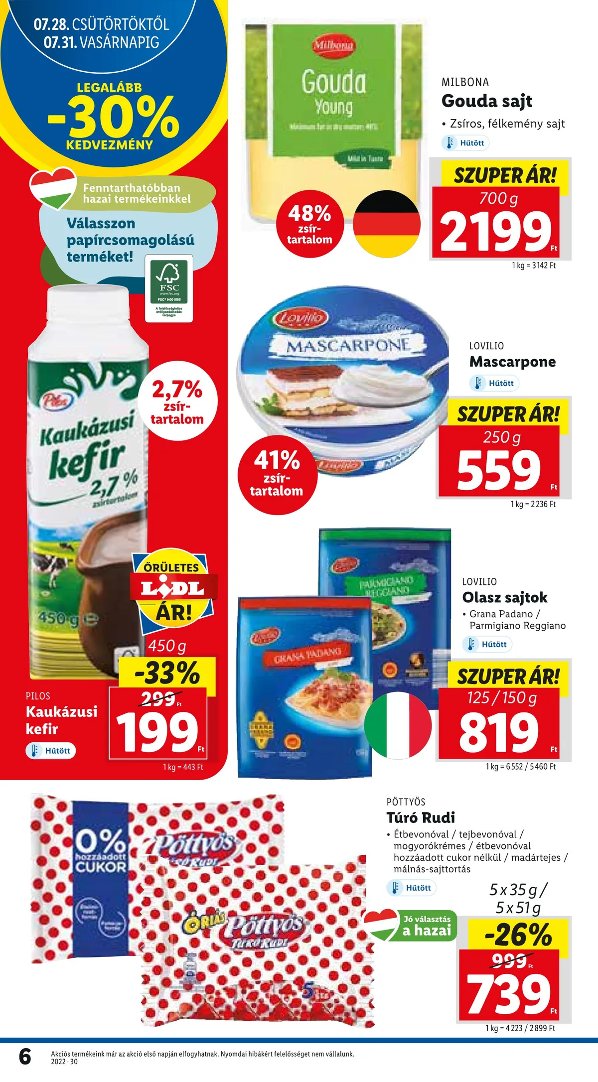 Lidl akciós újság 07.28–08.03 – 6. oldal