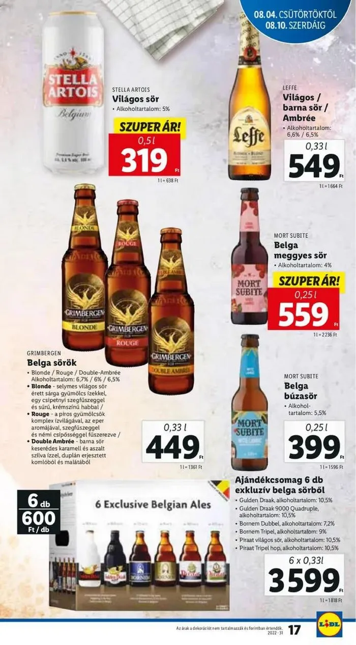 Lidl akciós újság 08.04–08.10 – 17. oldal
