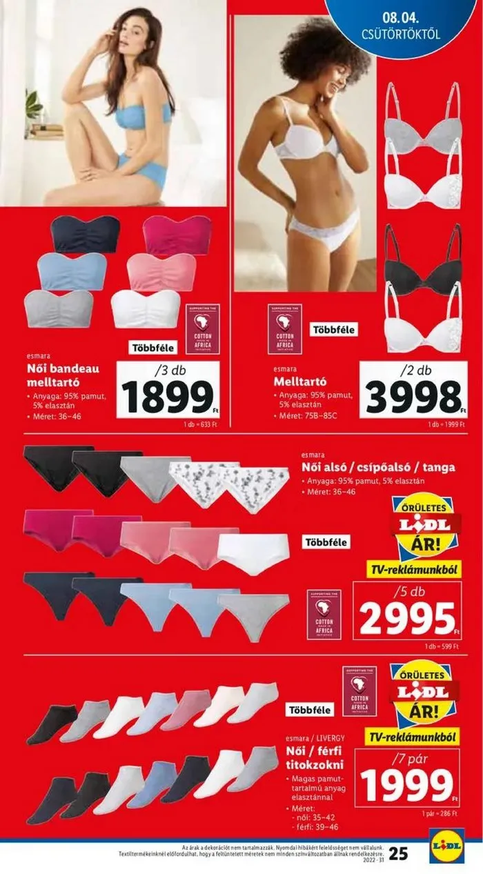 Lidl akciós újság 08.04–08.10 – 25. oldal