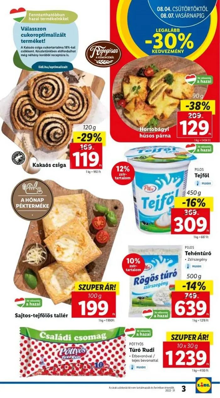 Lidl akciós újság 08.04–08.10 – 3. oldal