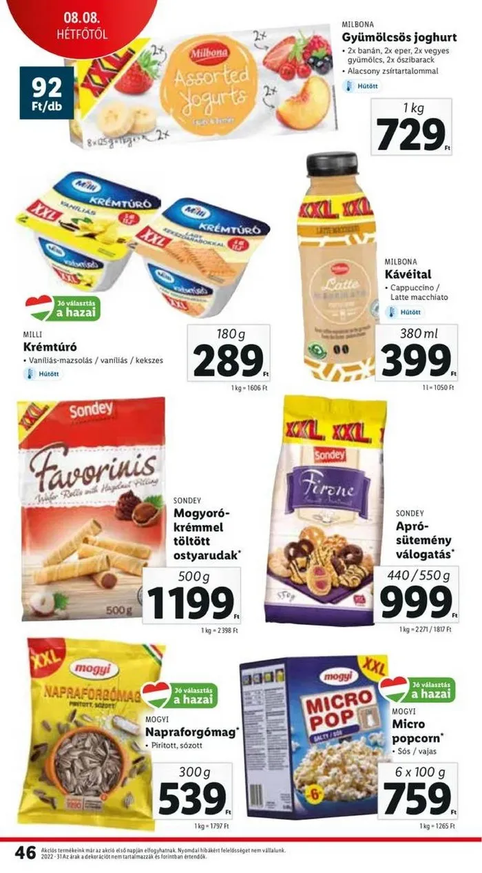 Lidl akciós újság 08.04–08.10 – 46. oldal
