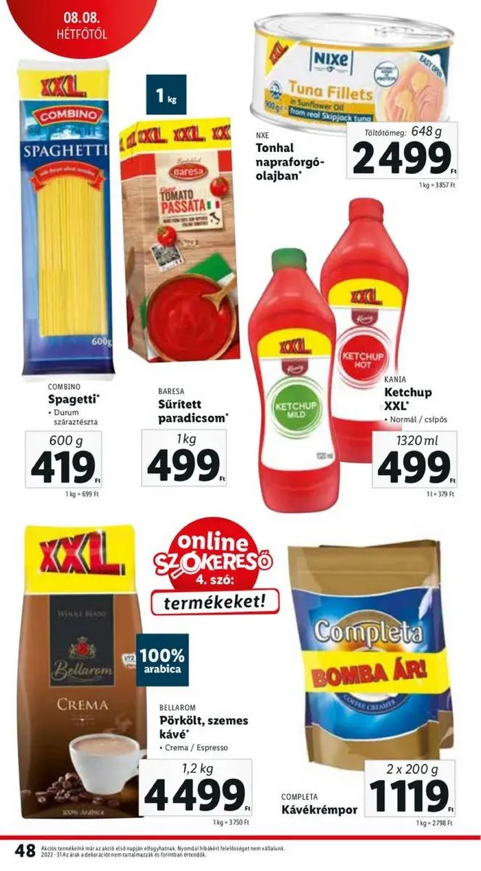 Lidl akciós újság 08.04–08.10 – 48. oldal