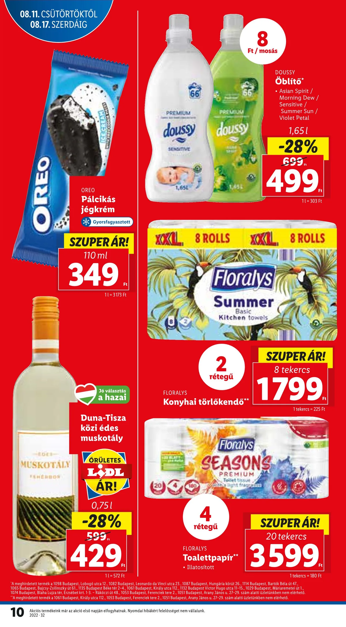 Lidl akciós újság 08.11–08.17 – 10. oldal