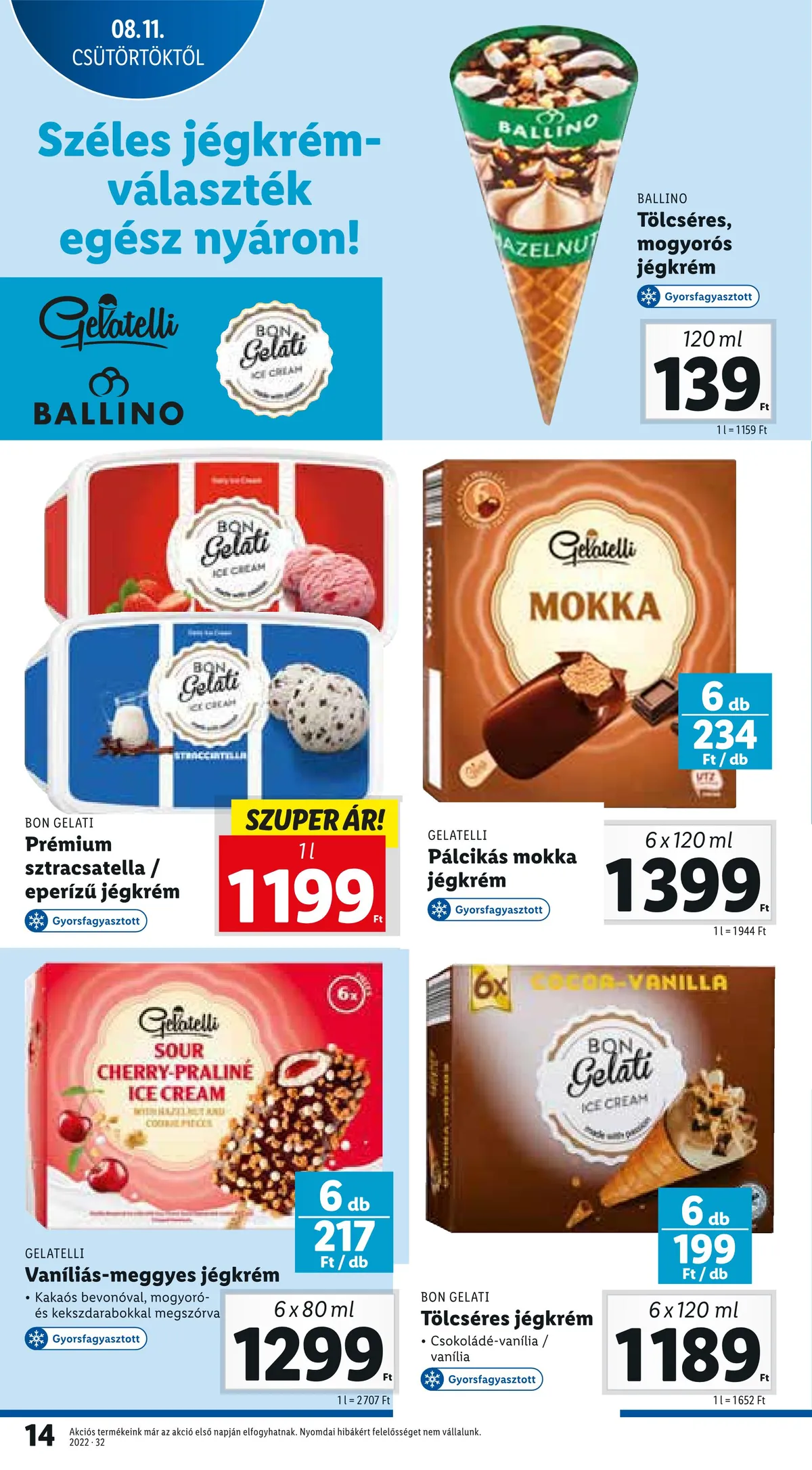 Lidl akciós újság 08.11–08.17 – 14. oldal