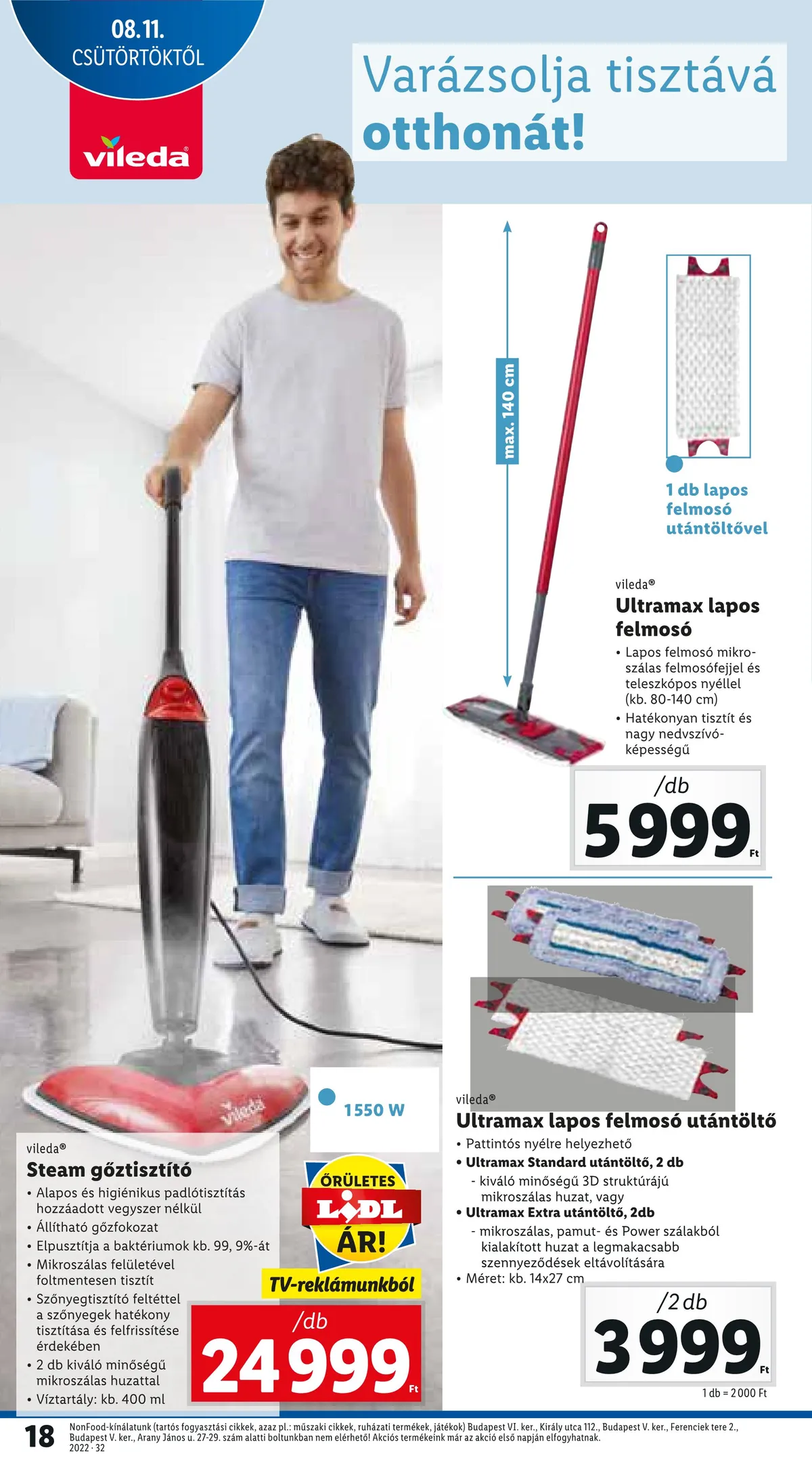 Lidl akciós újság 08.11–08.17 – 18. oldal
