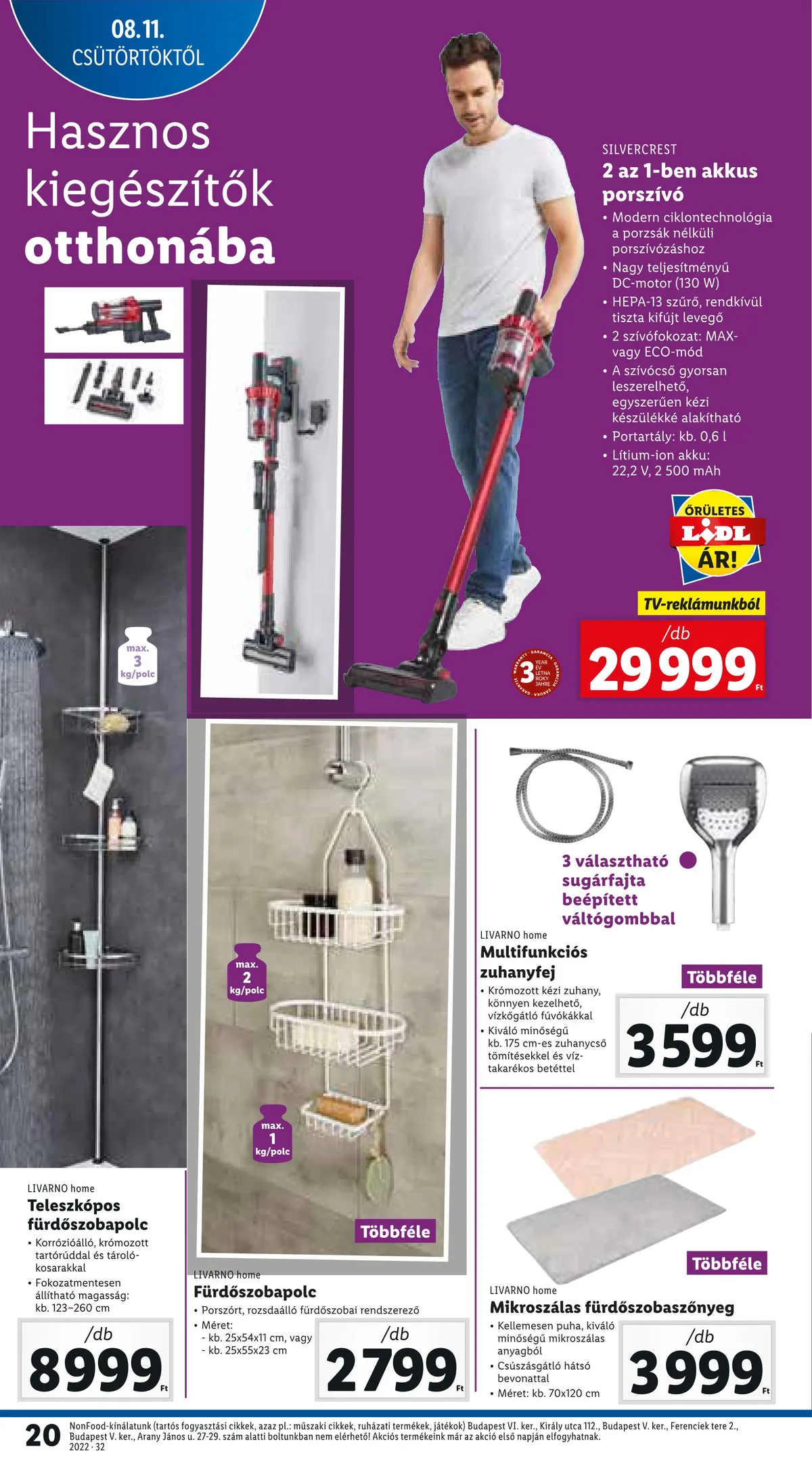 Lidl akciós újság 08.11–08.17 – 20. oldal