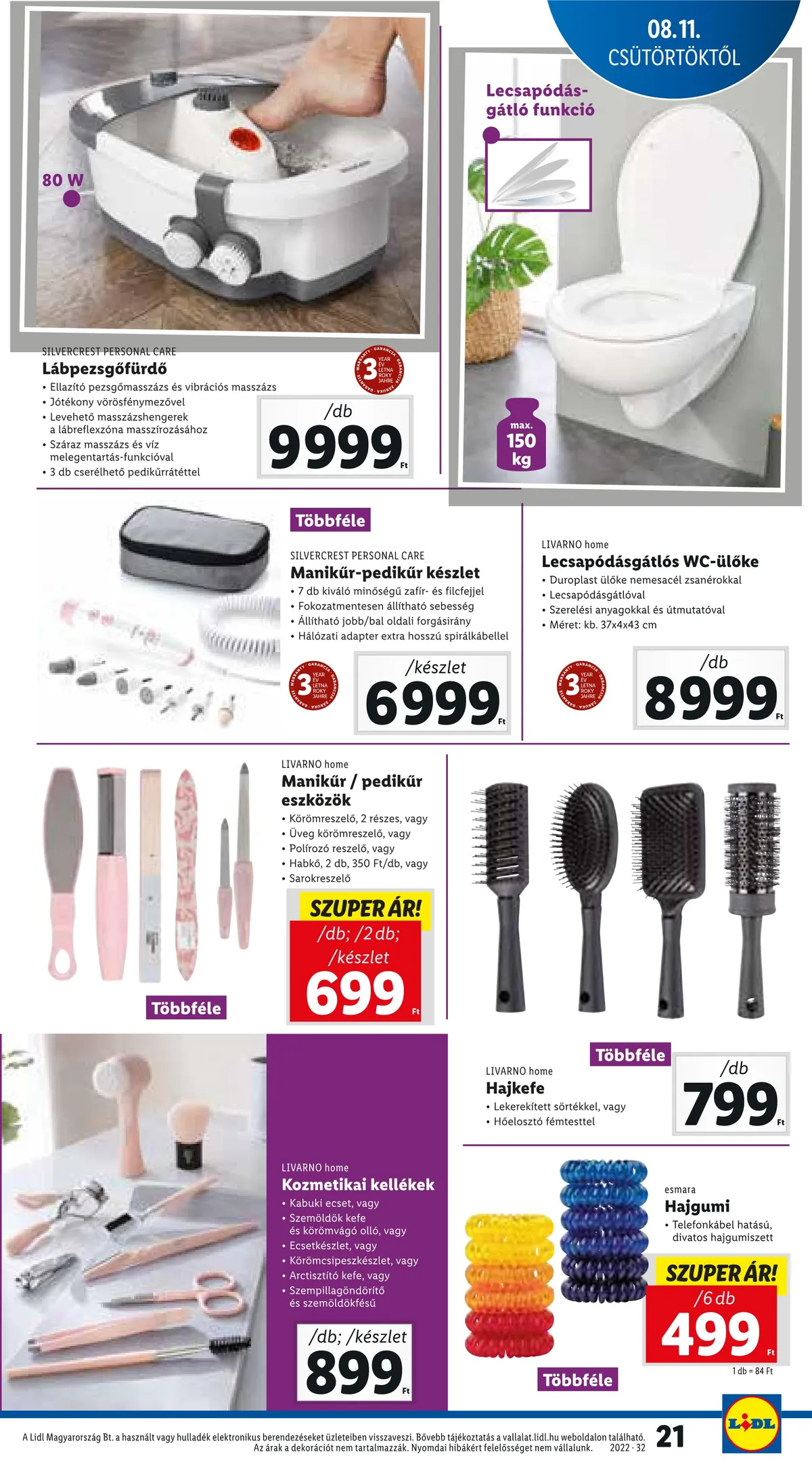 Lidl akciós újság 08.11–08.17 – 21. oldal