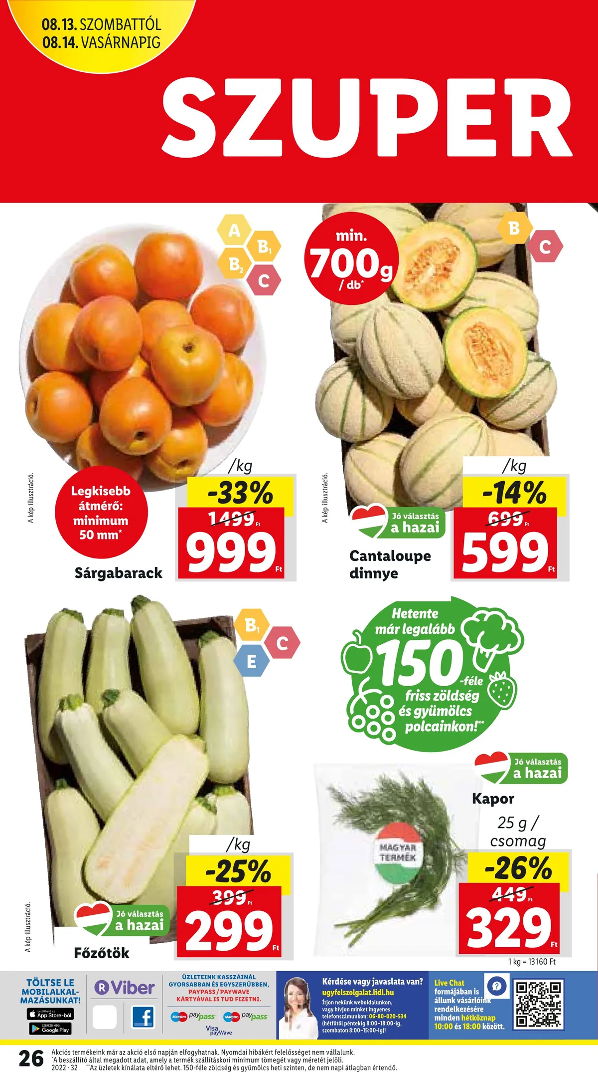 Lidl akciós újság 08.11–08.17 – 26. oldal