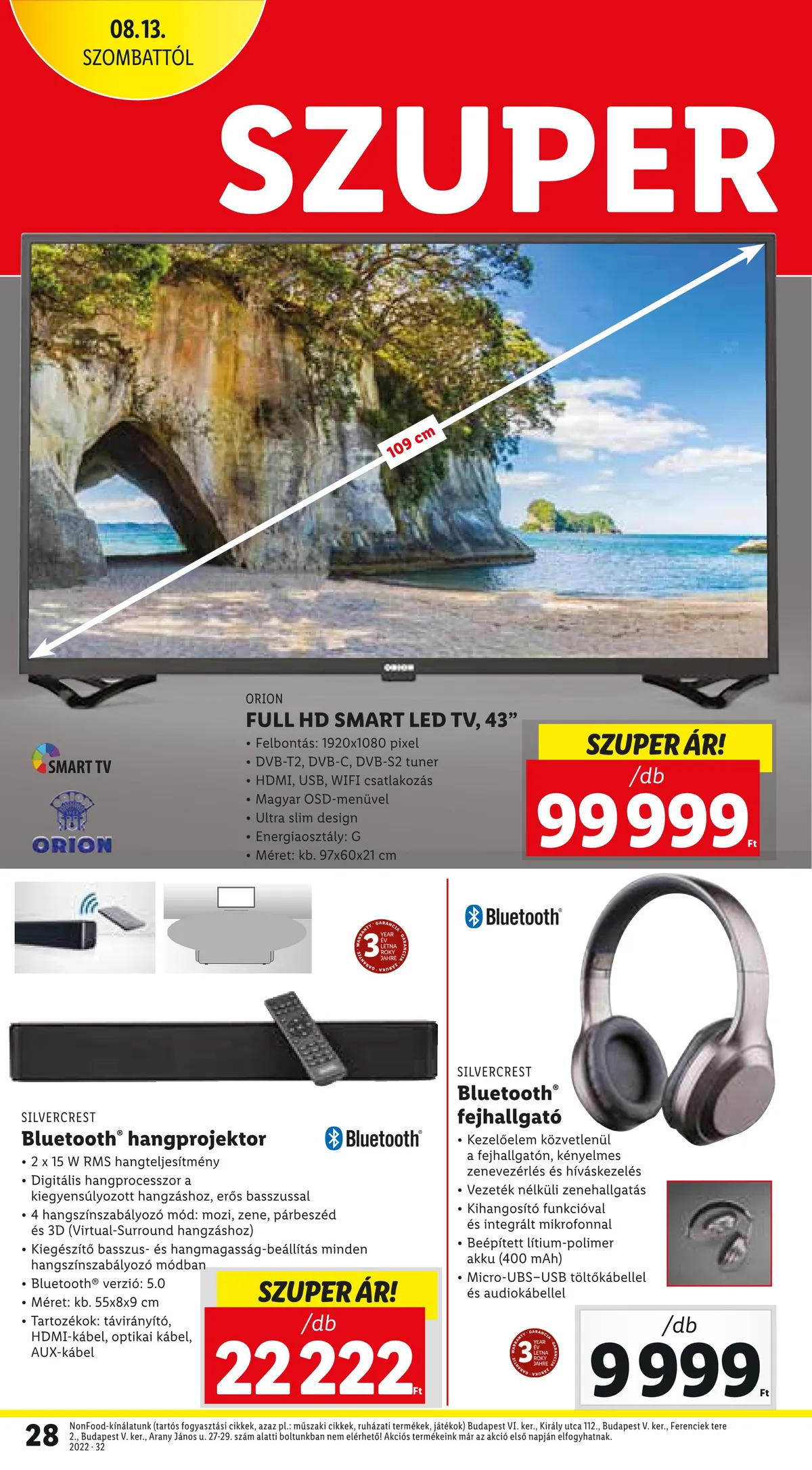 Lidl akciós újság 08.11–08.17 – 28. oldal