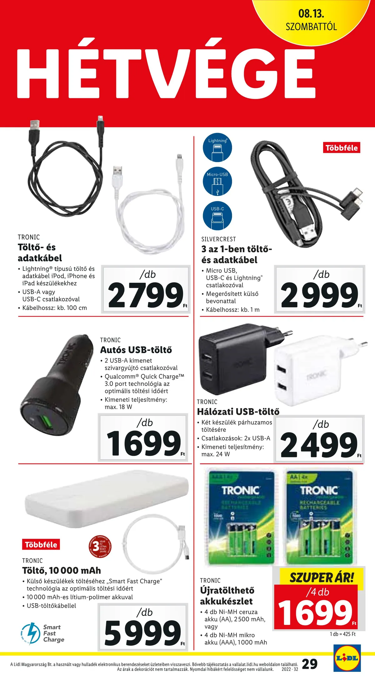 Lidl akciós újság 08.11–08.17 – 29. oldal