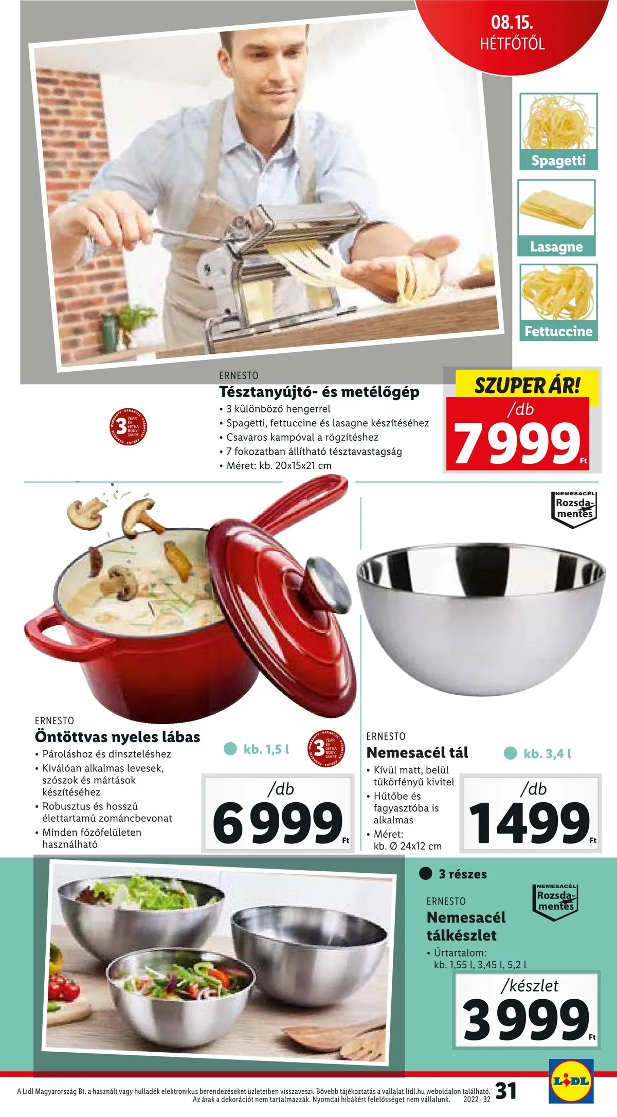 Lidl akciós újság 08.11–08.17 – 31. oldal