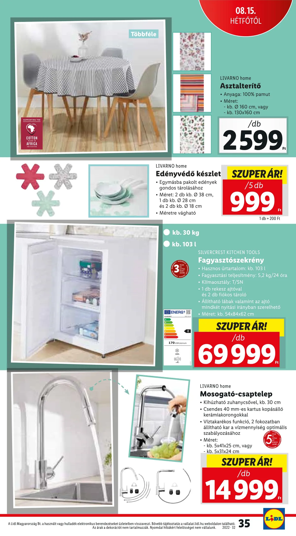 Lidl akciós újság 08.11–08.17 – 35. oldal