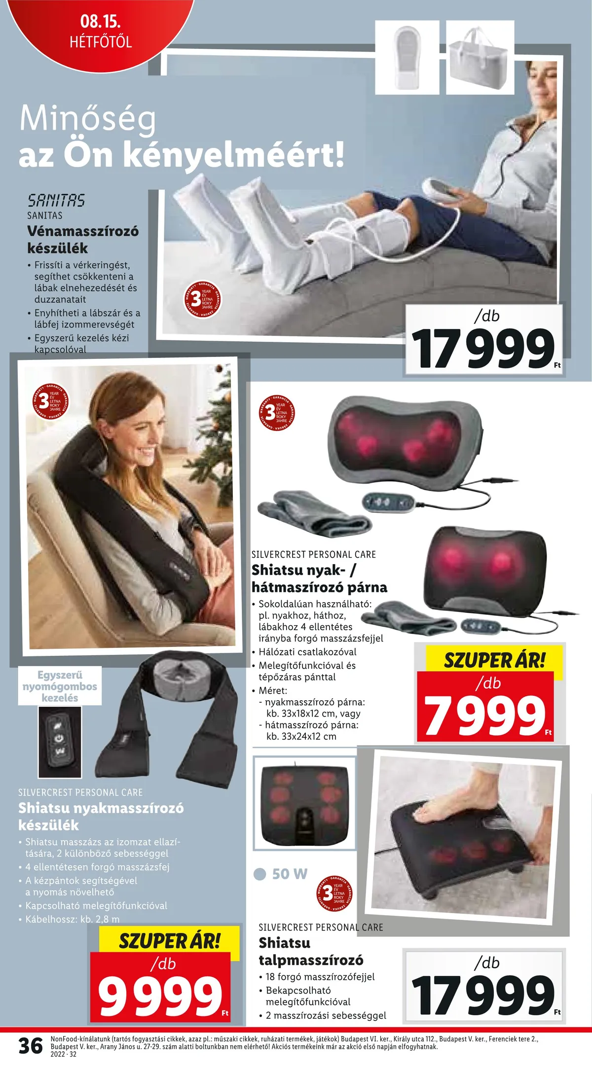 Lidl akciós újság 08.11–08.17 – 36. oldal