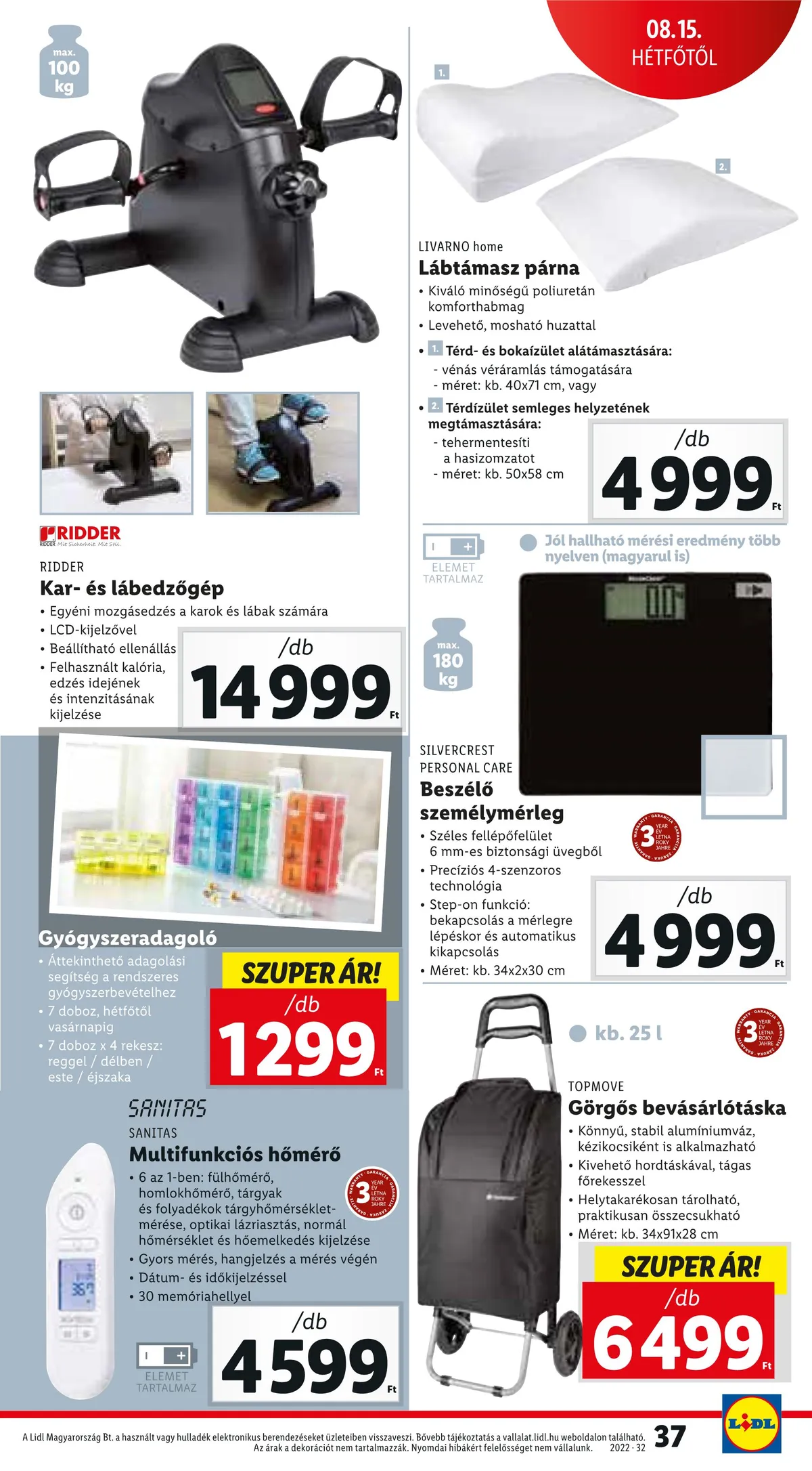Lidl akciós újság 08.11–08.17 – 37. oldal