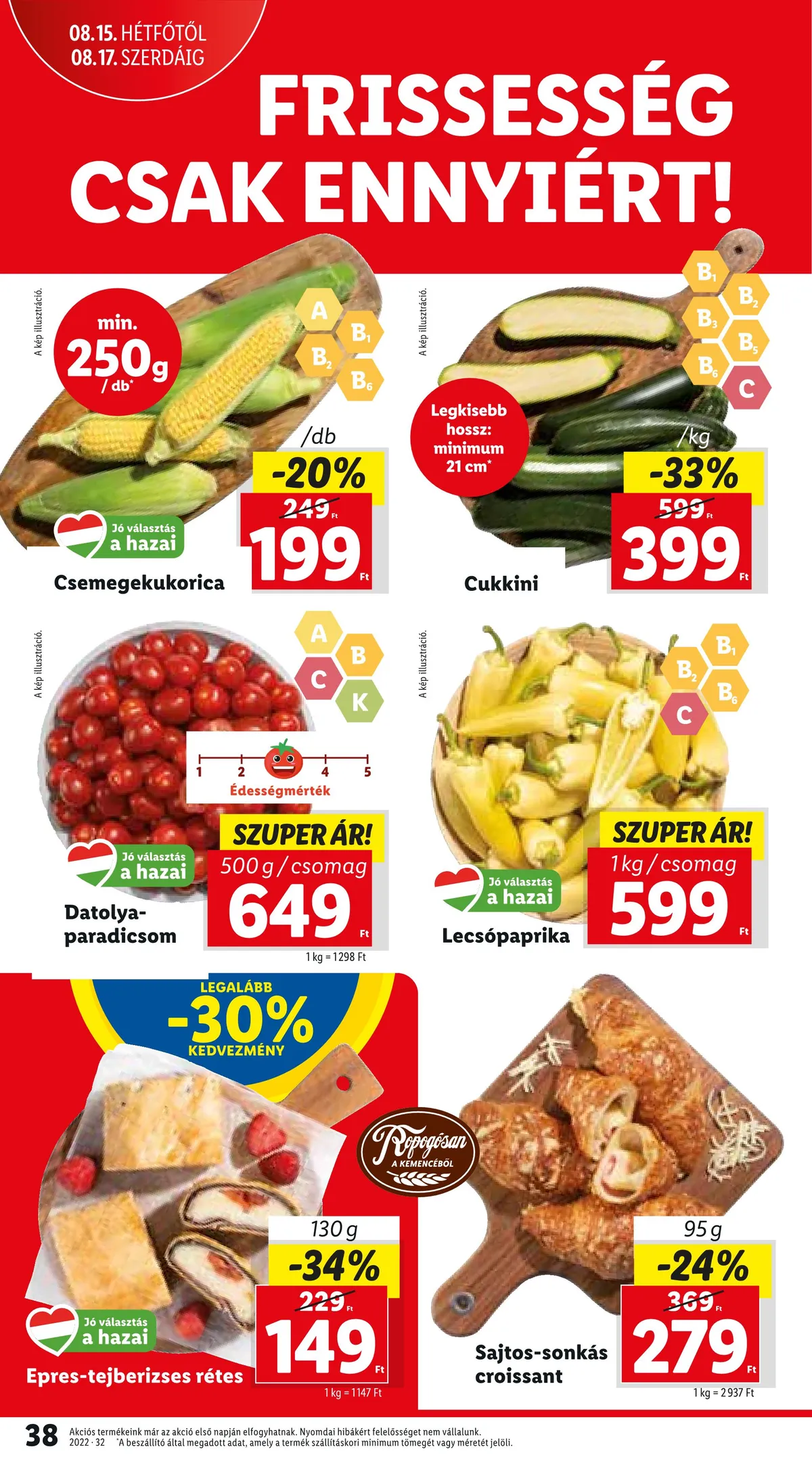 Lidl akciós újság 08.11–08.17 – 38. oldal