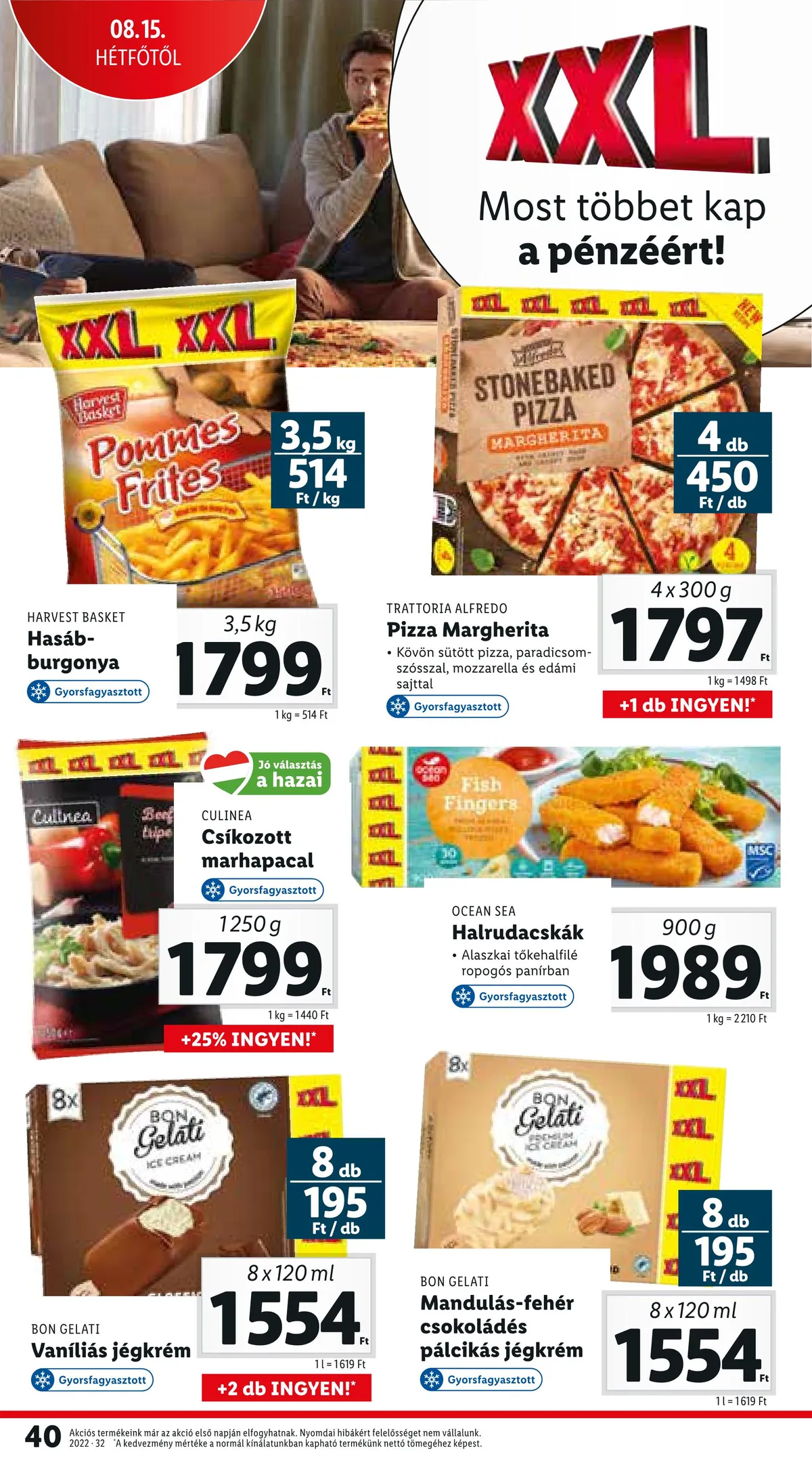 Lidl akciós újság 08.11–08.17 – 40. oldal