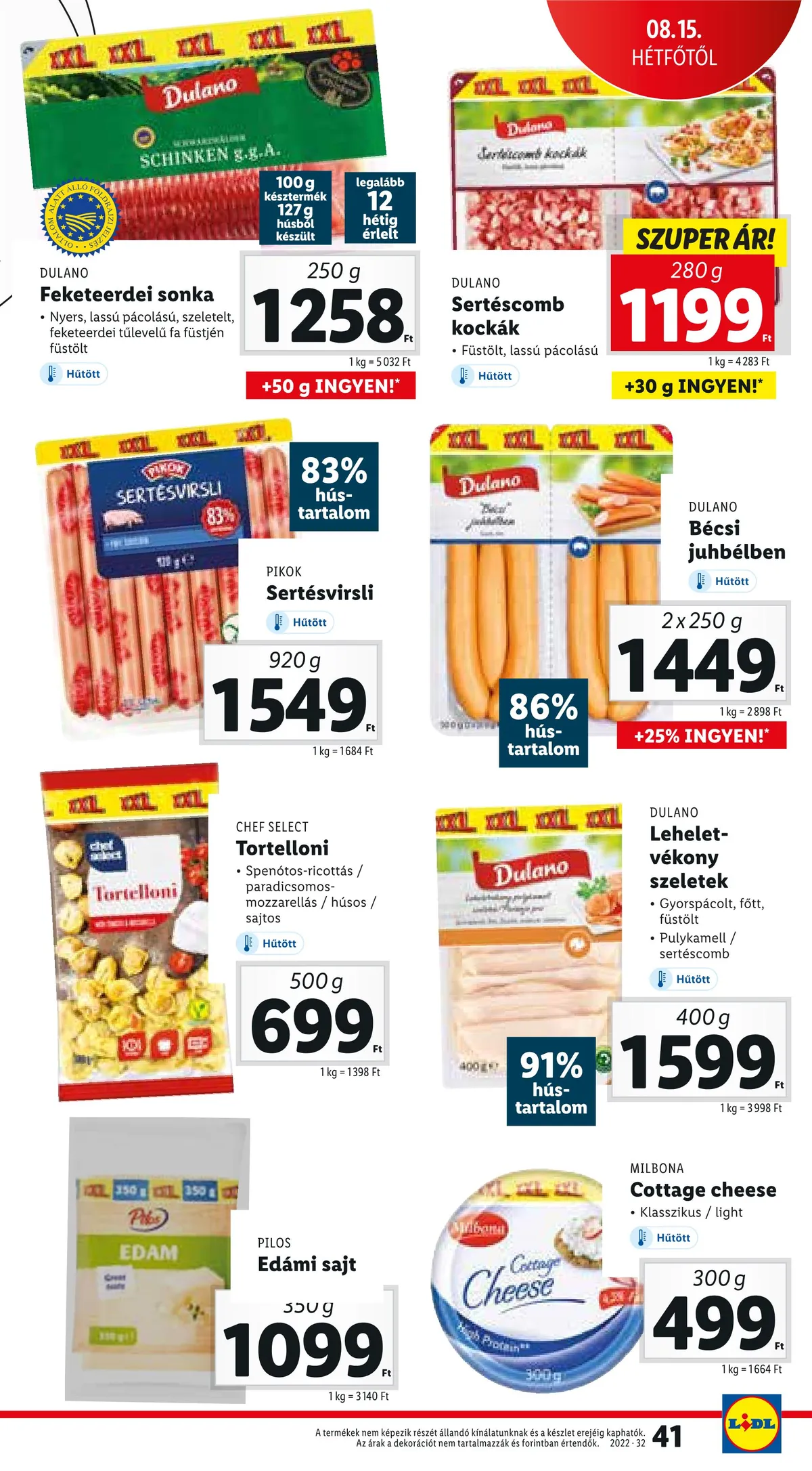 Lidl akciós újság 08.11–08.17 – 41. oldal