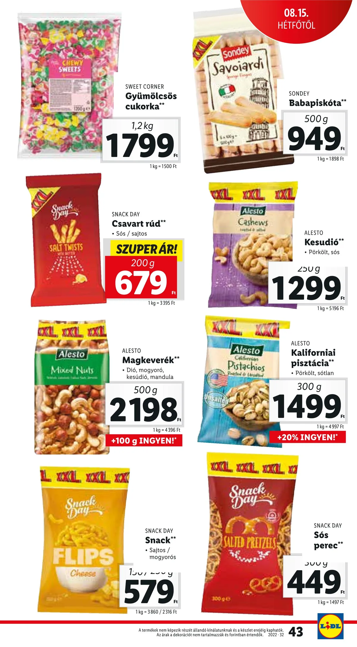Lidl akciós újság 08.11–08.17 – 43. oldal