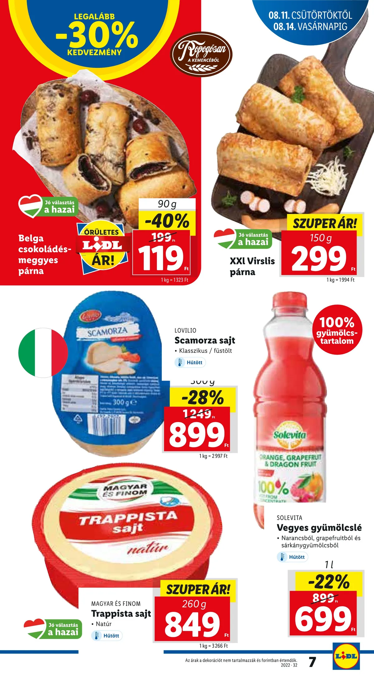 Lidl akciós újság 08.11–08.17 – 7. oldal