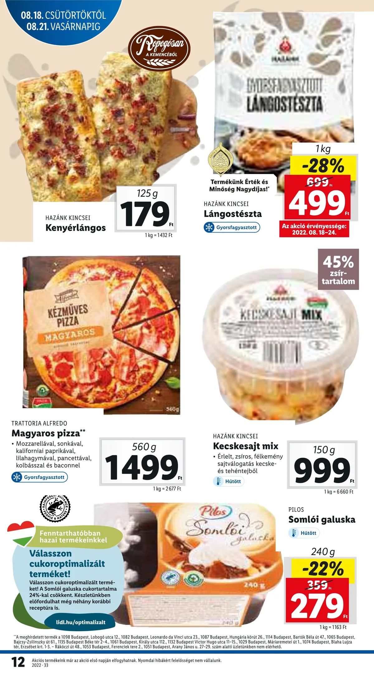 Lidl akciós újság 08.18–08.24 – 12. oldal