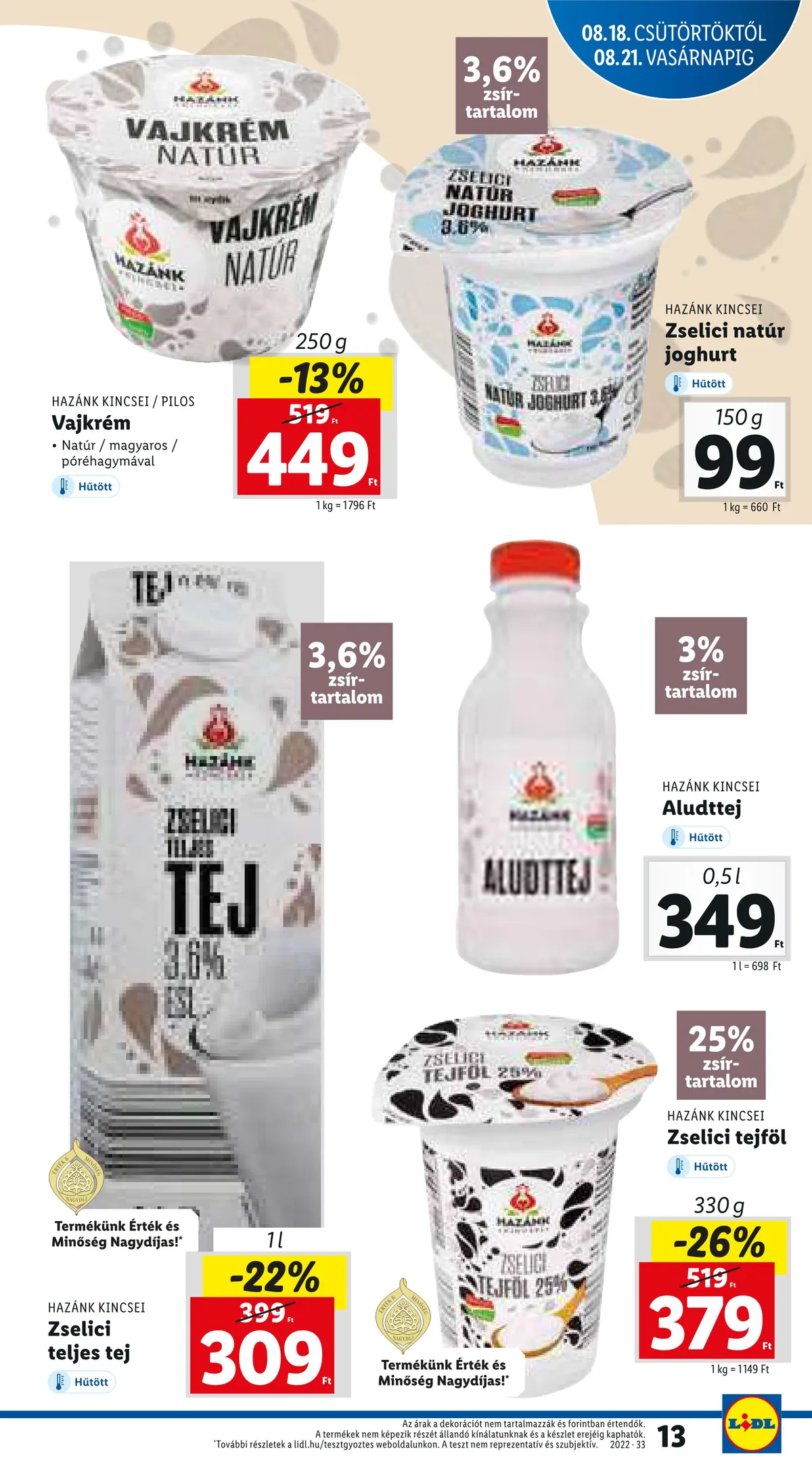 Lidl akciós újság 08.18–08.24 – 13. oldal