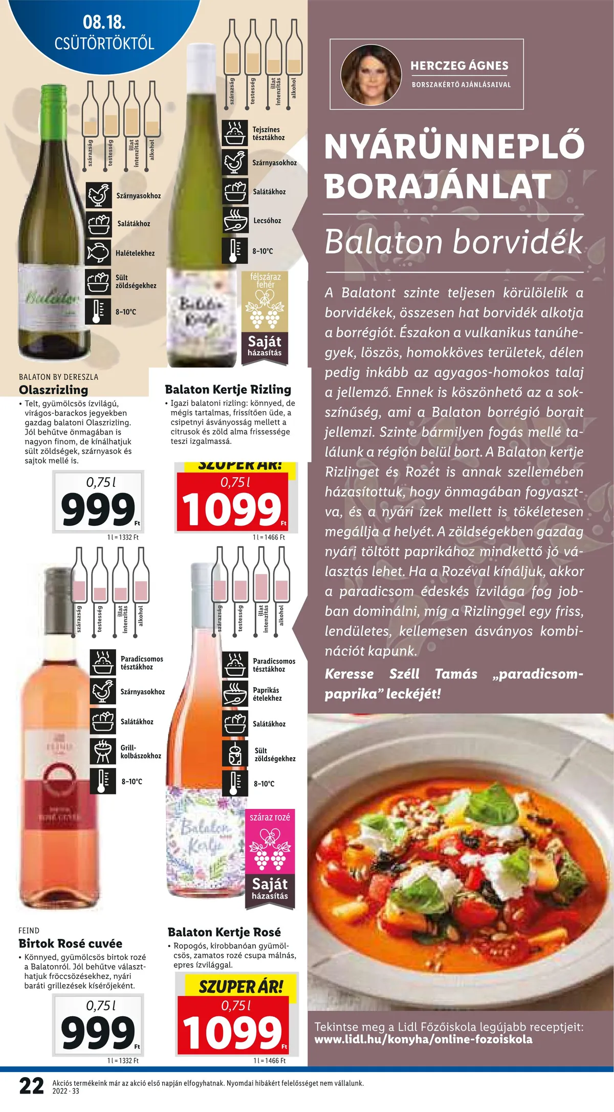 Lidl akciós újság 08.18–08.24 – 22. oldal