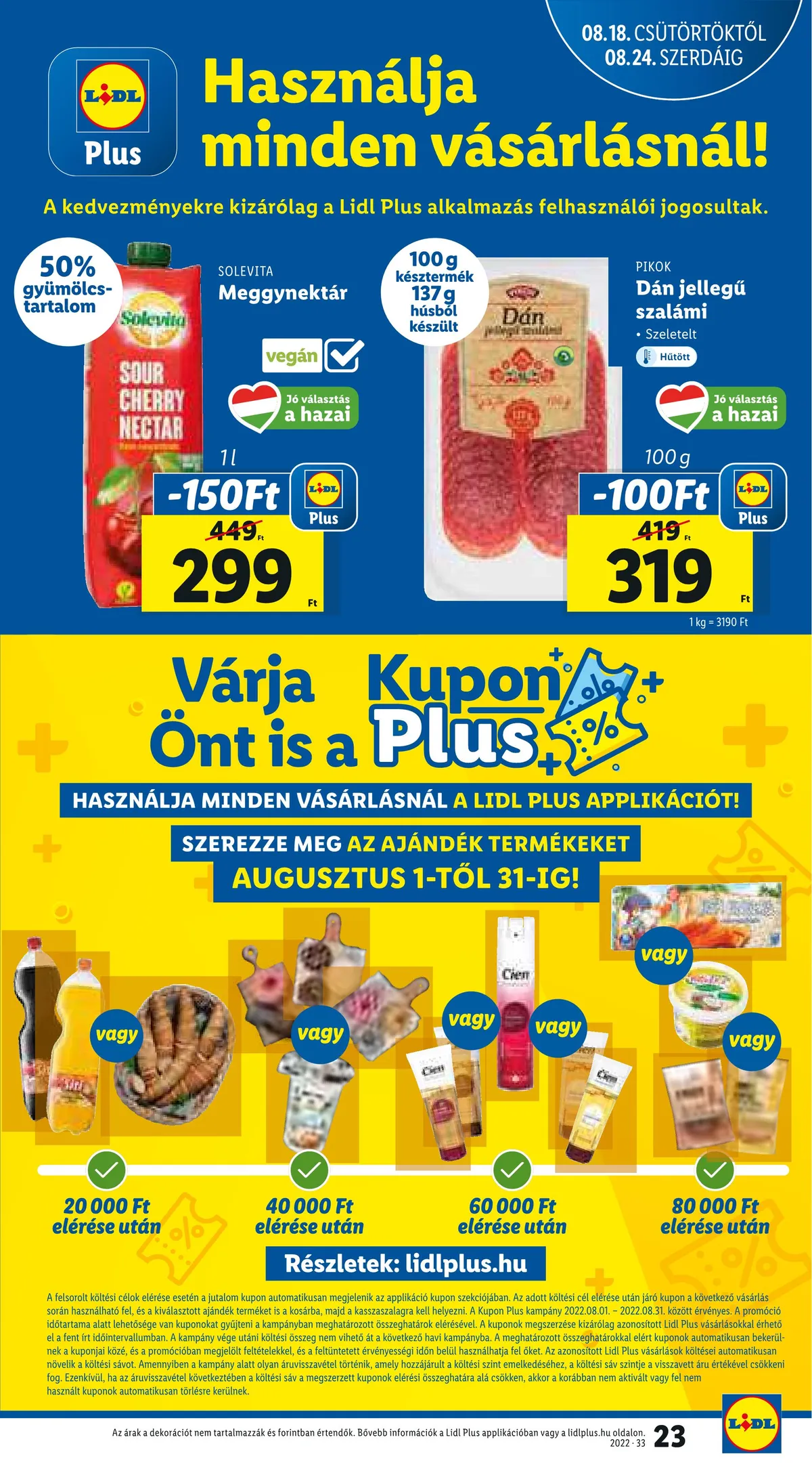 Lidl akciós újság 08.18–08.24 – 23. oldal