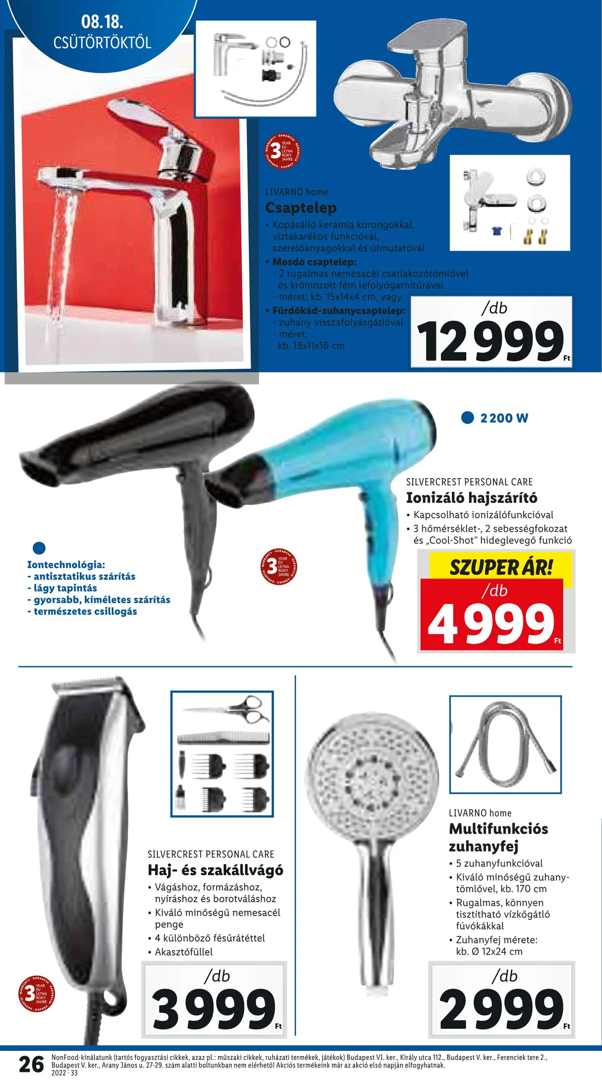Lidl akciós újság 08.18–08.24 – 26. oldal