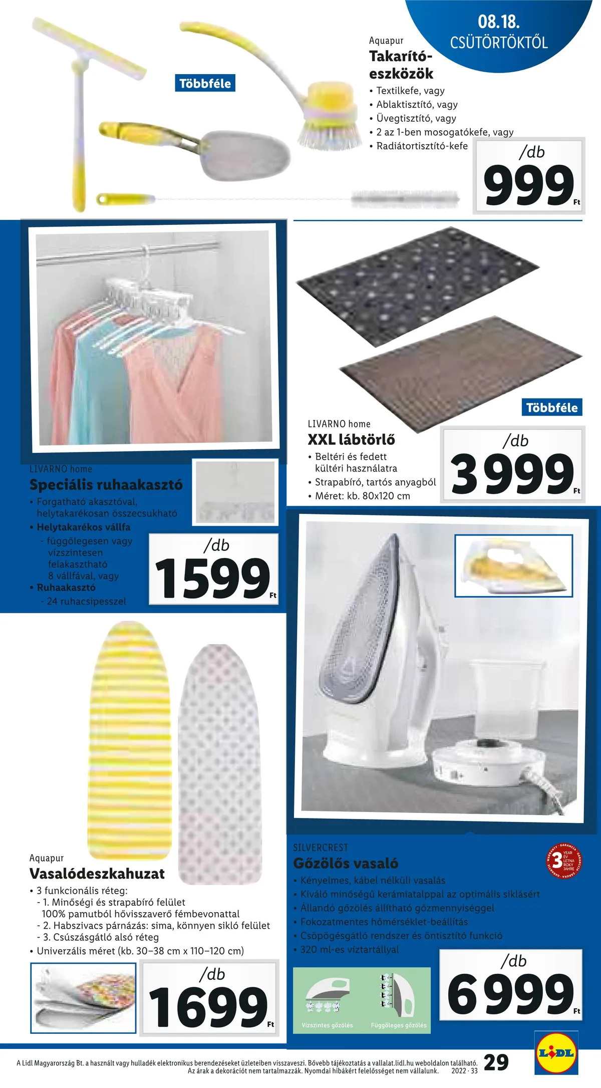 Lidl akciós újság 08.18–08.24 – 29. oldal