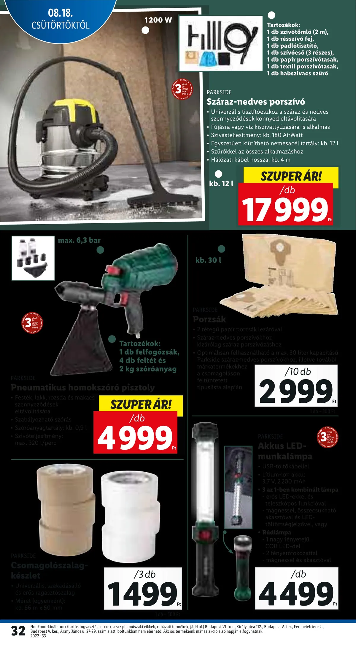 Lidl akciós újság 08.18–08.24 – 32. oldal