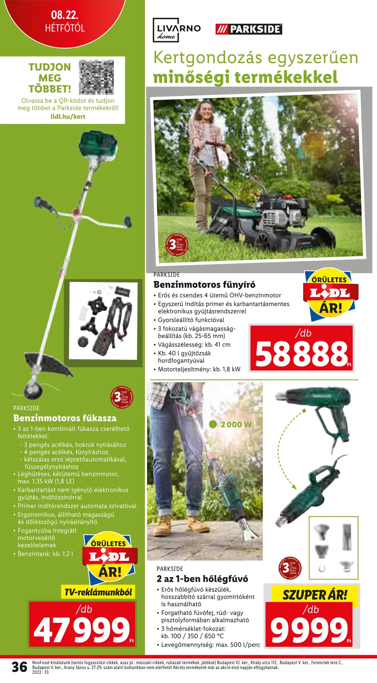 Lidl akciós újság 08.18–08.24 – 36. oldal