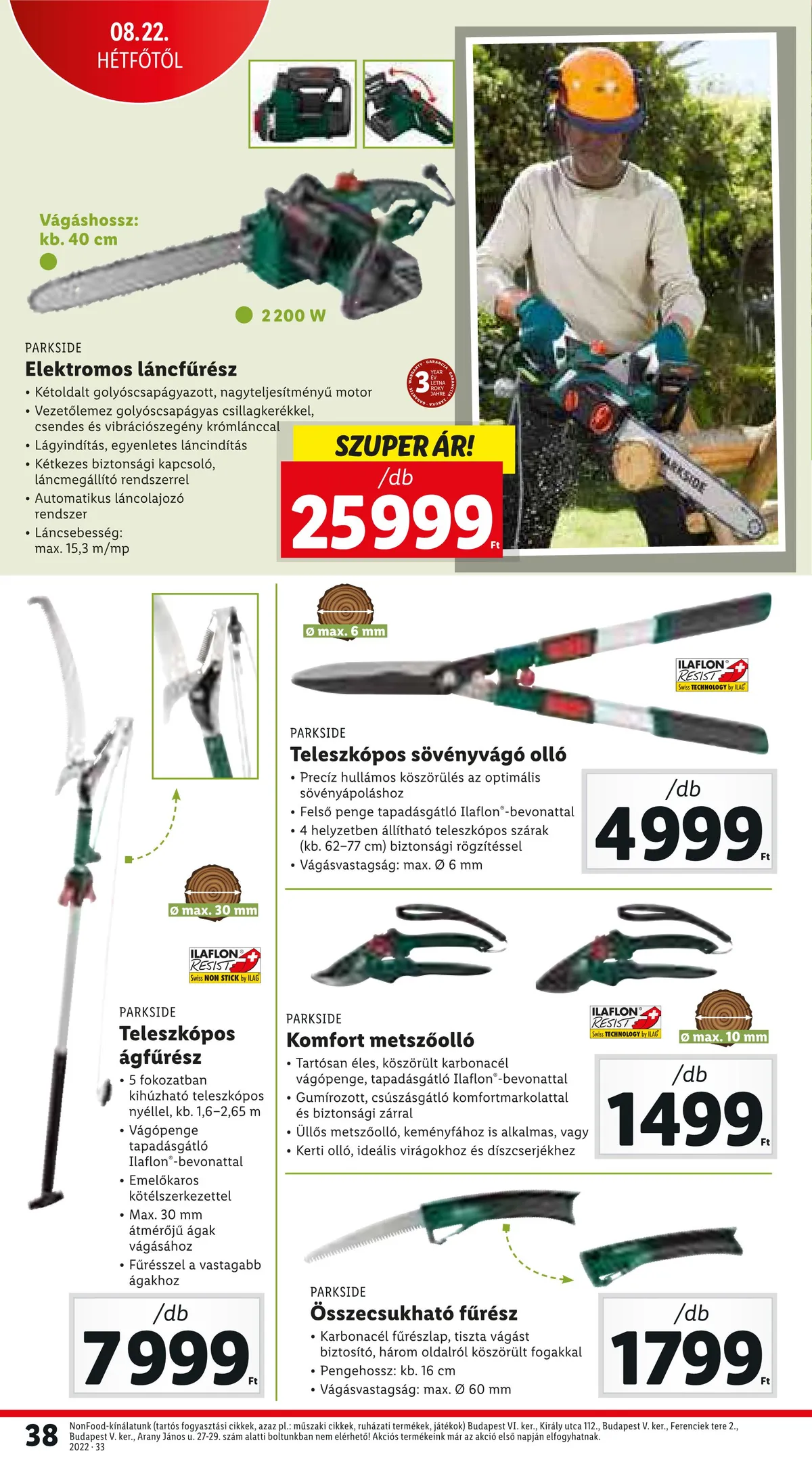 Lidl akciós újság 08.18–08.24 – 38. oldal