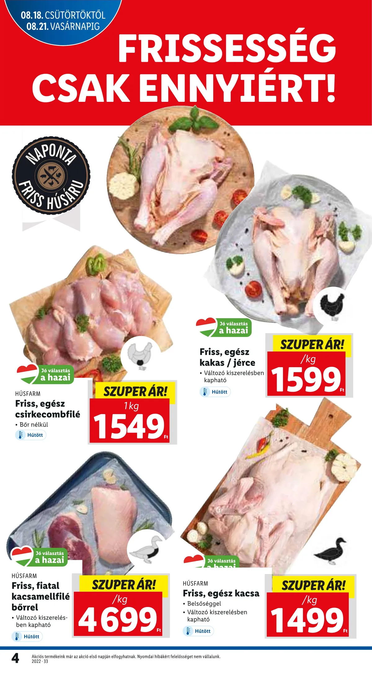 Lidl akciós újság 08.18–08.24 – 4. oldal